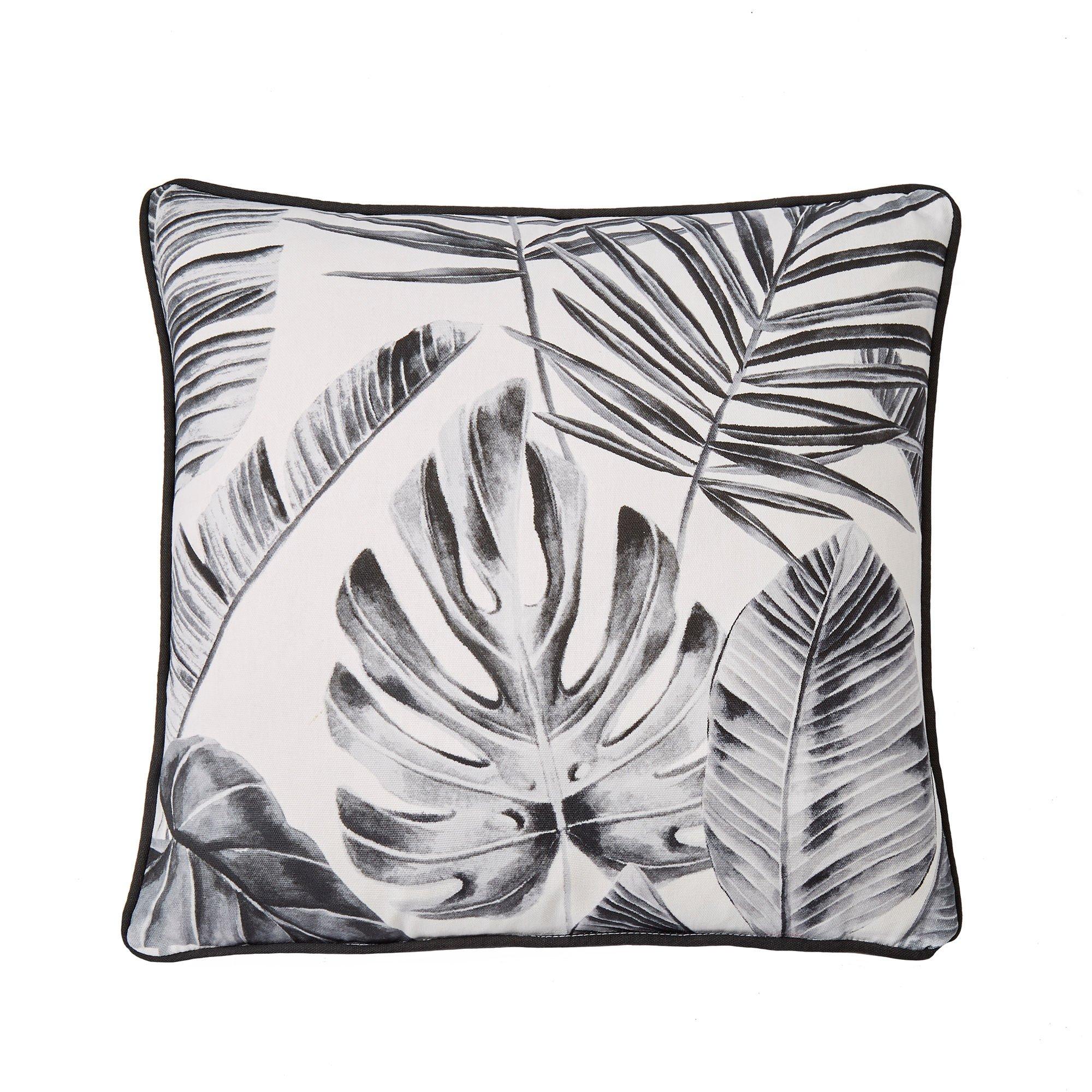 Silver - Dreams and Drapes - Tahiti Indoor Outdoor Cushion Water Resistant - 2