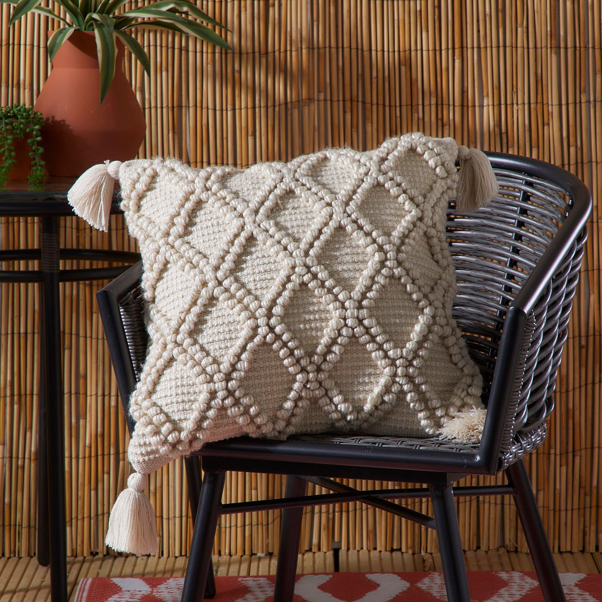 Drift  Alda Eco Indoor Outdoor Durable Filled Cushion - Natual - 43 x 43cm