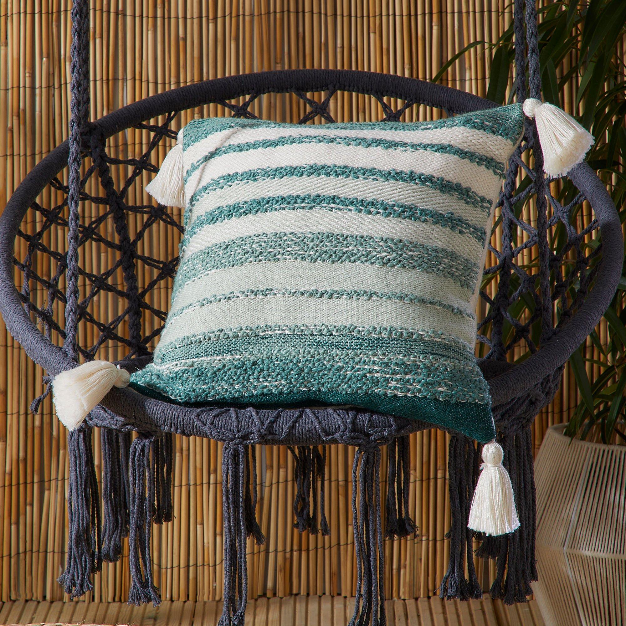 Drift  Grayson Indoor Outdoor Eco-Friendly Filled Cushion - Green - 43 x 43cm