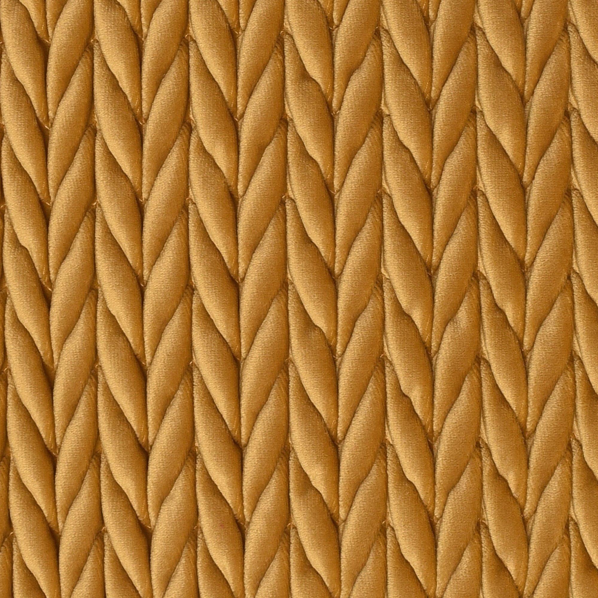 Gold - Laurence Llewelyn-Bowen - Amory Ruched Velvet Filled Cushion - 2