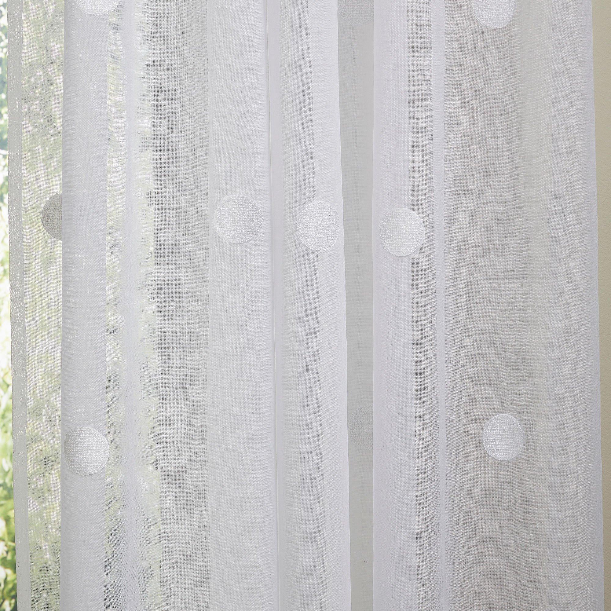 White - Appletree Boutique - Zara Tufted Voile Panel - 3