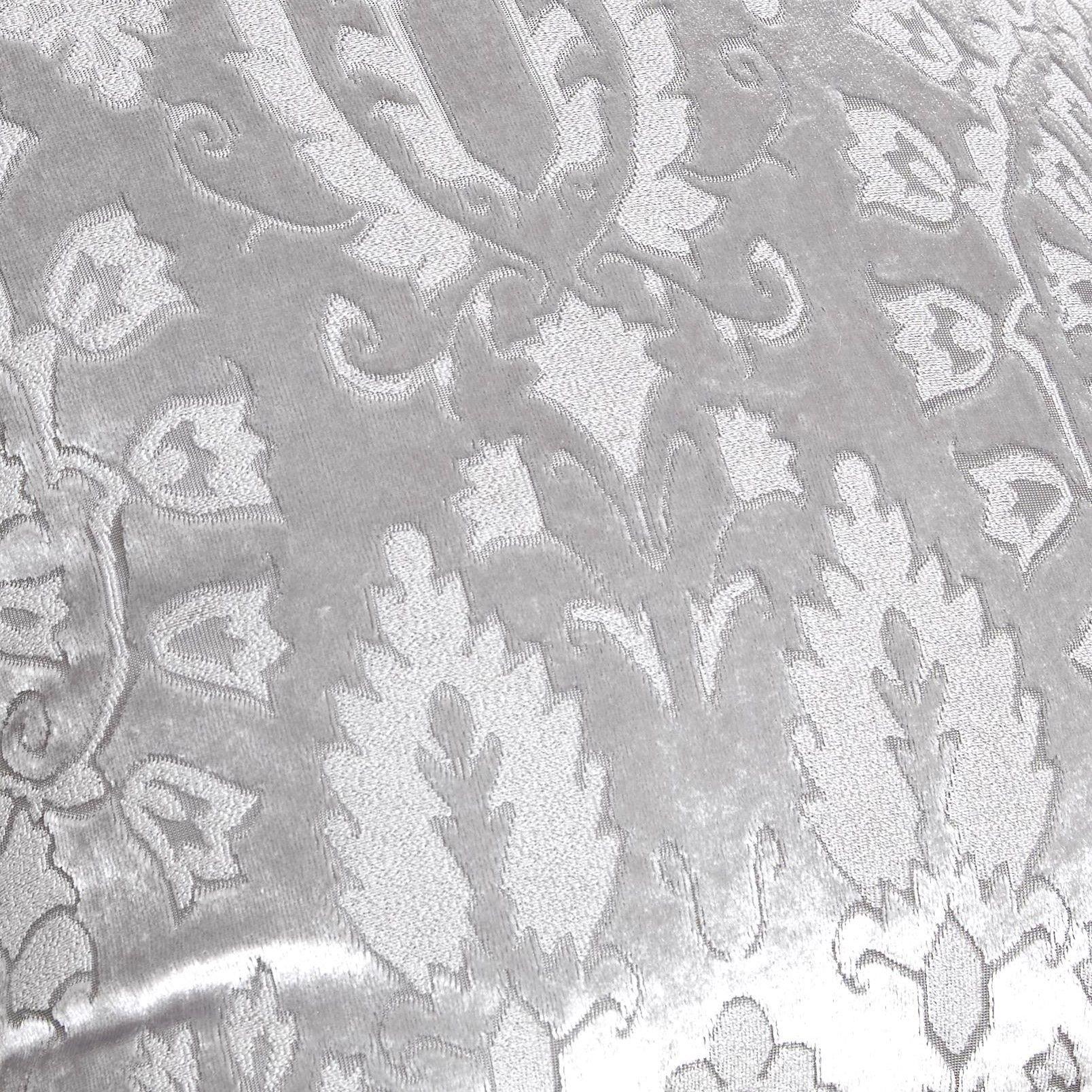 Silver - Curtina - Trinity Jacquard Filled Cushion - 3
