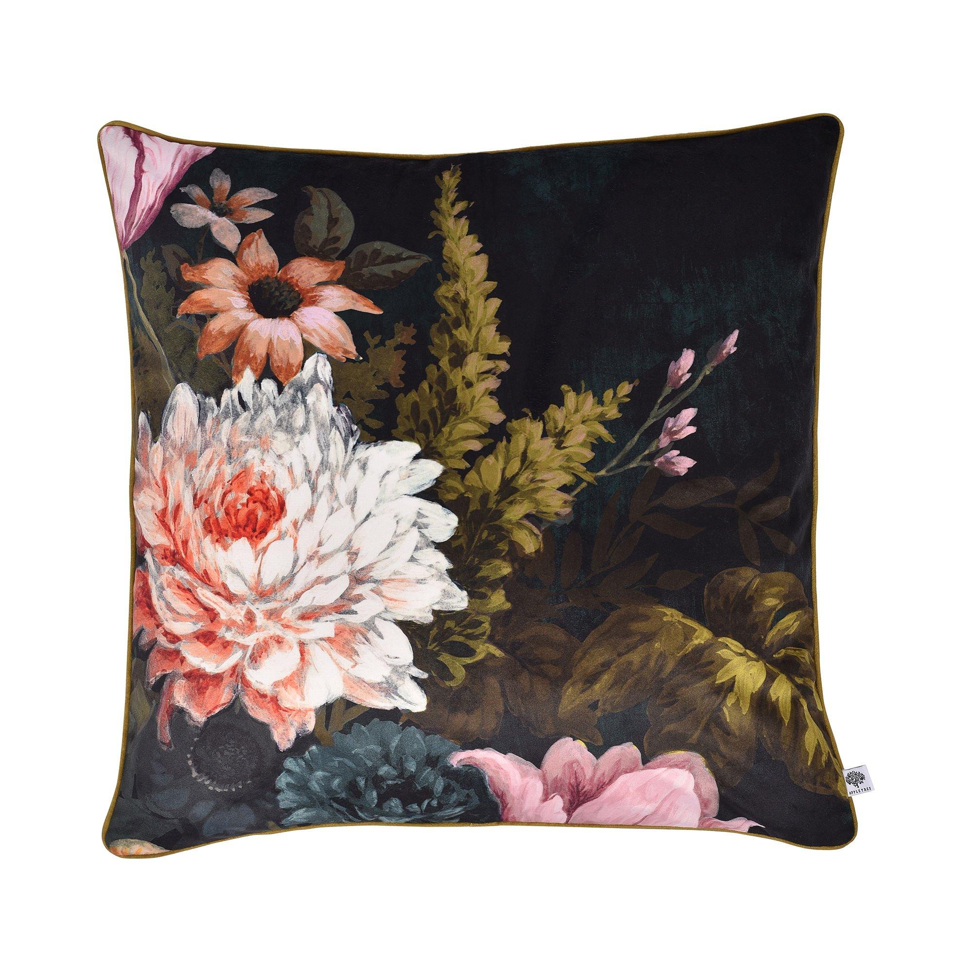 Appletree  Kennington Velvet Filled Cushion -  - 55 x 55cm