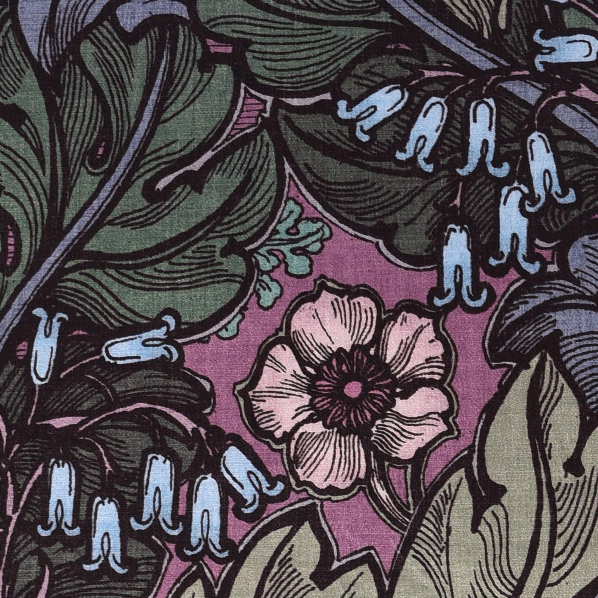 Multi - Laurence Llewelyn-Bowen - Rambleicious Velvet Filled Cushion - 3