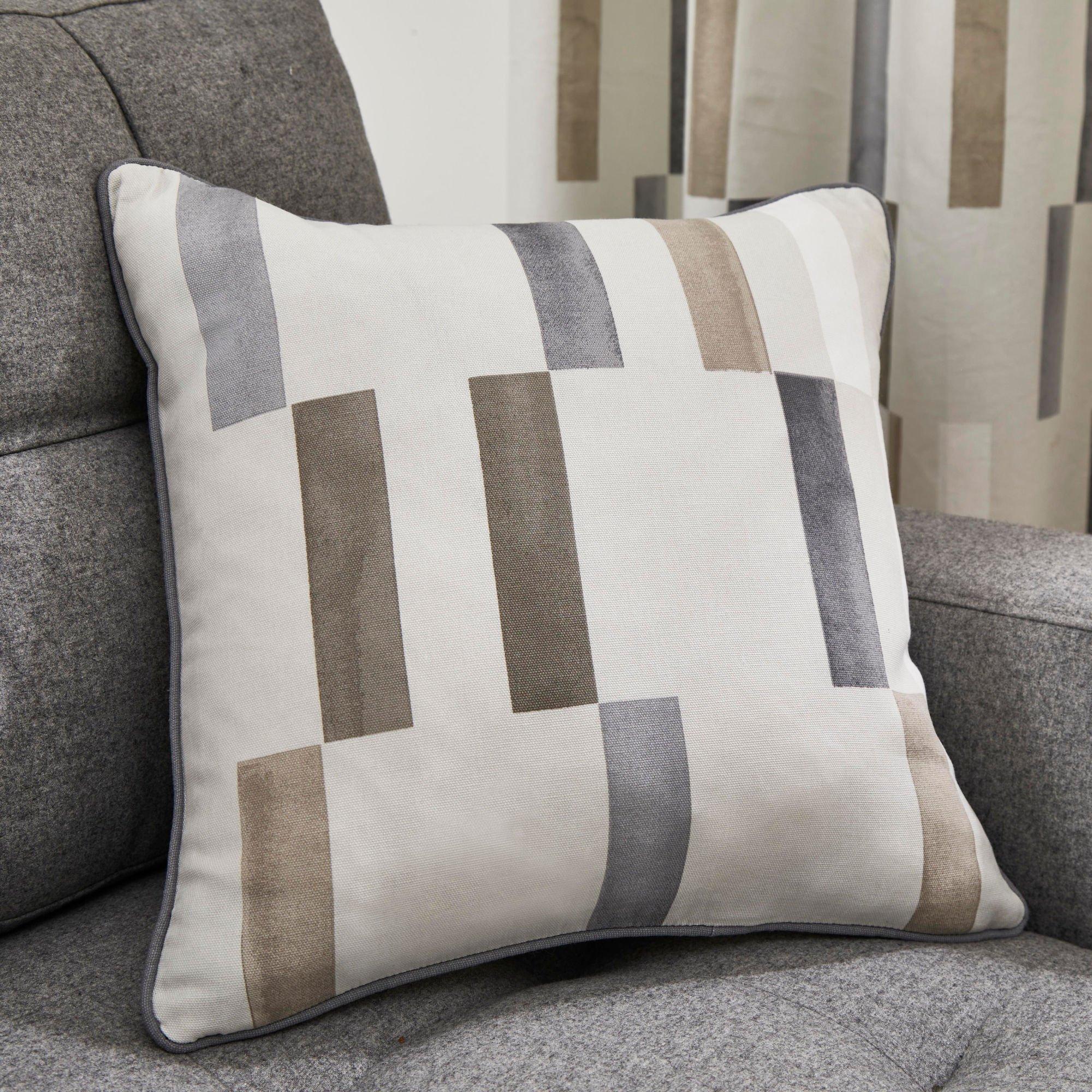 Fusion  Oakland Cotton Filled Cushion - Natual - 43 x 43cm
