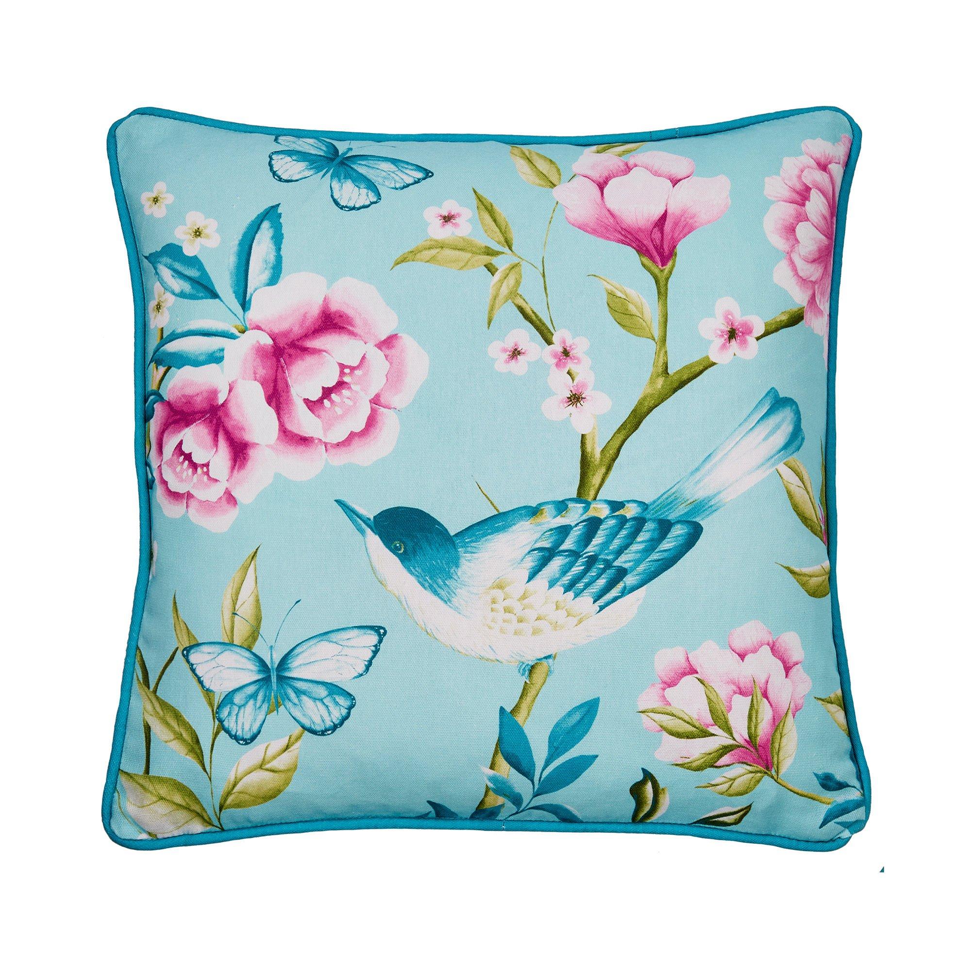 Blue - Dreams and Drapes - Amelle Indoor Outdoor Water Resistant Cushion - 2