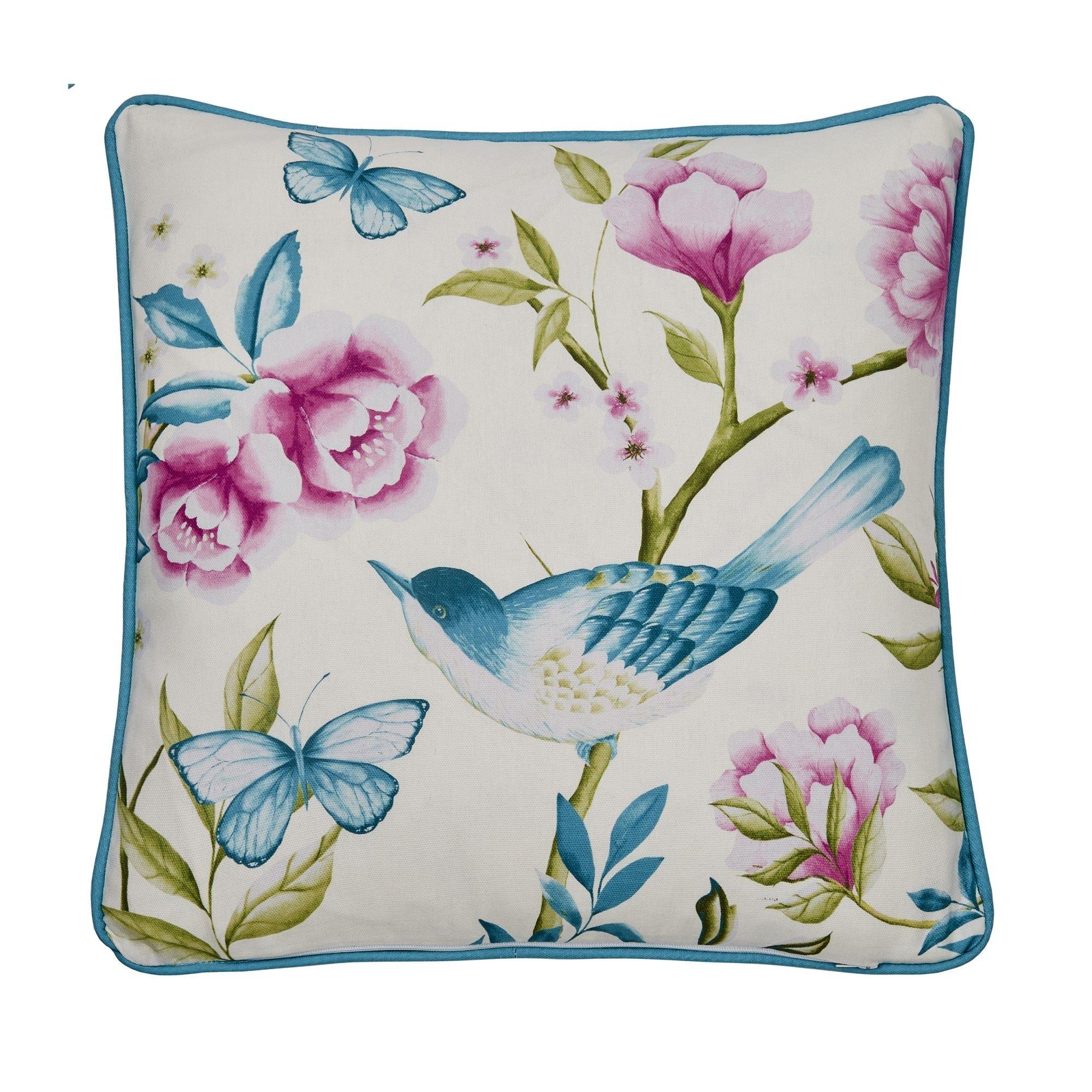 Blue - Dreams and Drapes - Amelle Indoor Outdoor Water Resistant Cushion - 3