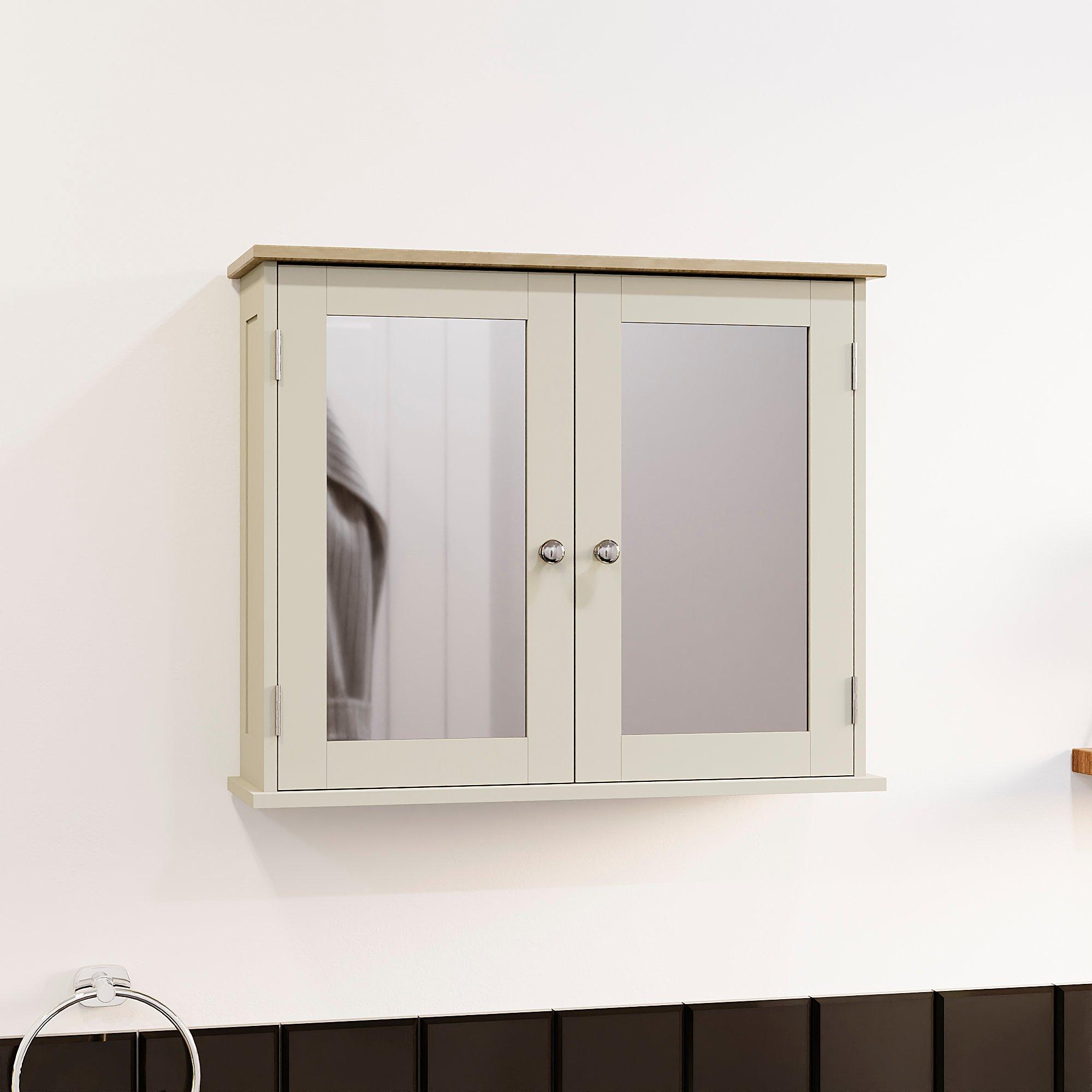 Bath Vida Priano 2 Door Mirrored Wall Cabinet