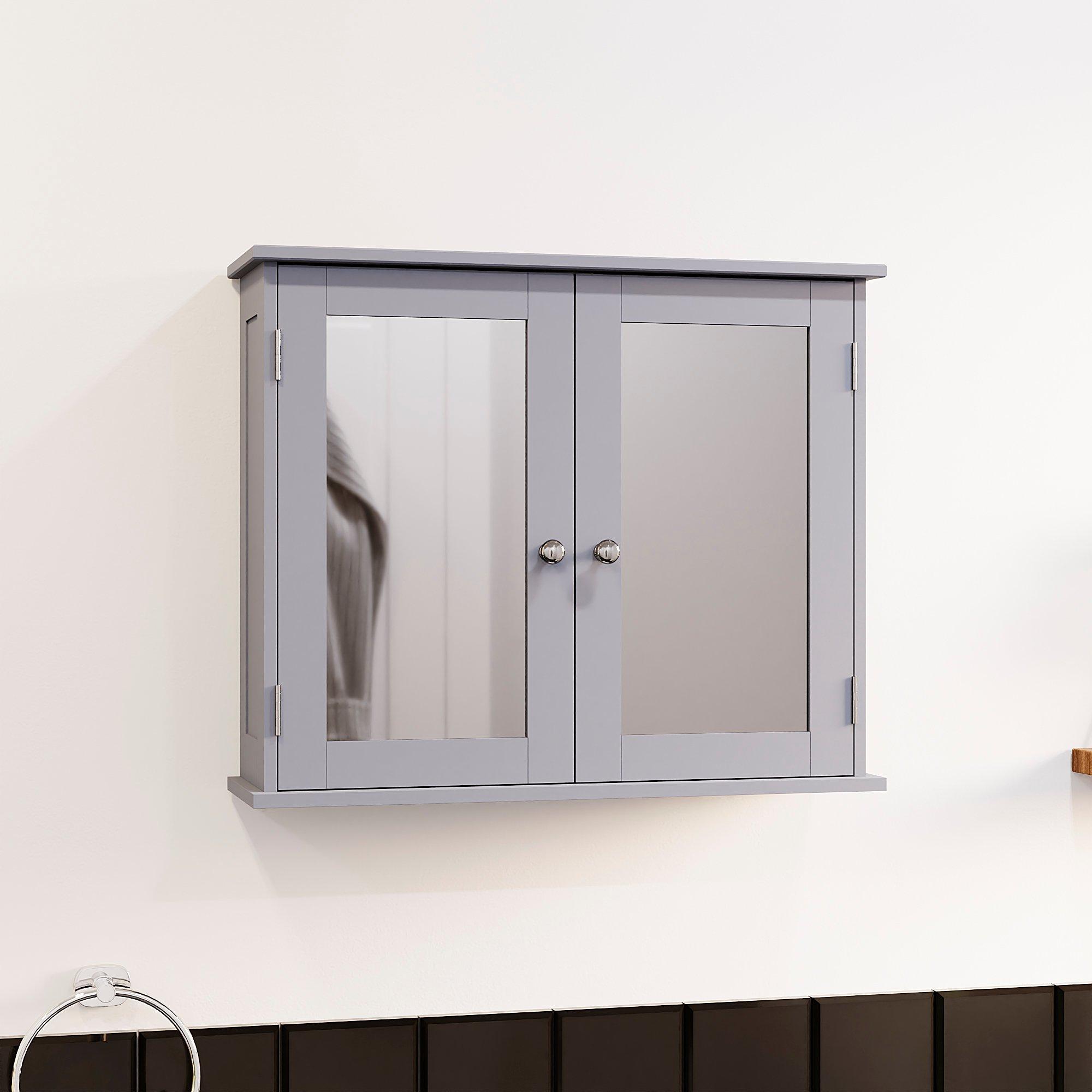 Bath Vida Priano 2 Door Mirrored Wall Cabinet