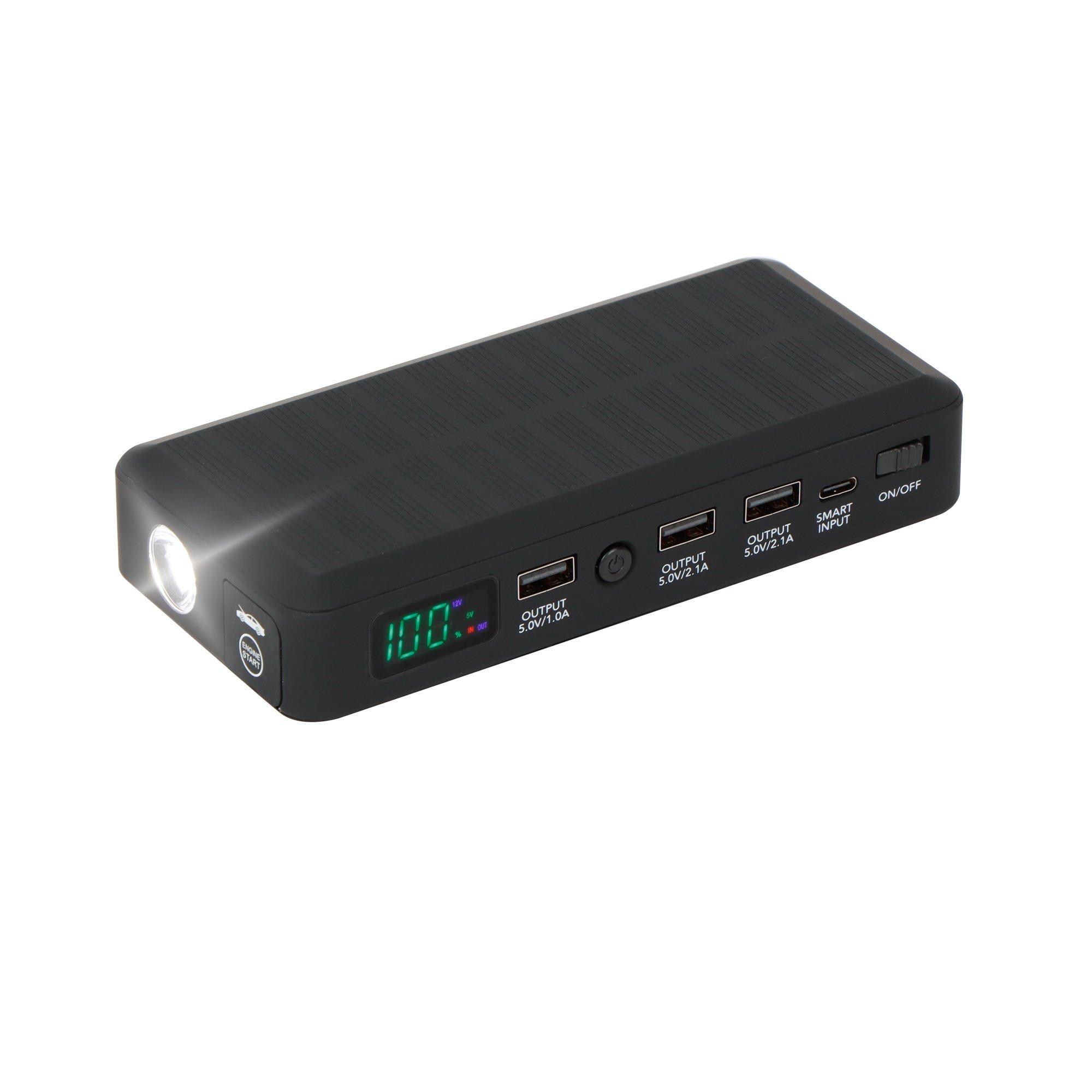 Black - Streetwize - 600A Emergency Jump Starter & Portable Power Bank - 2