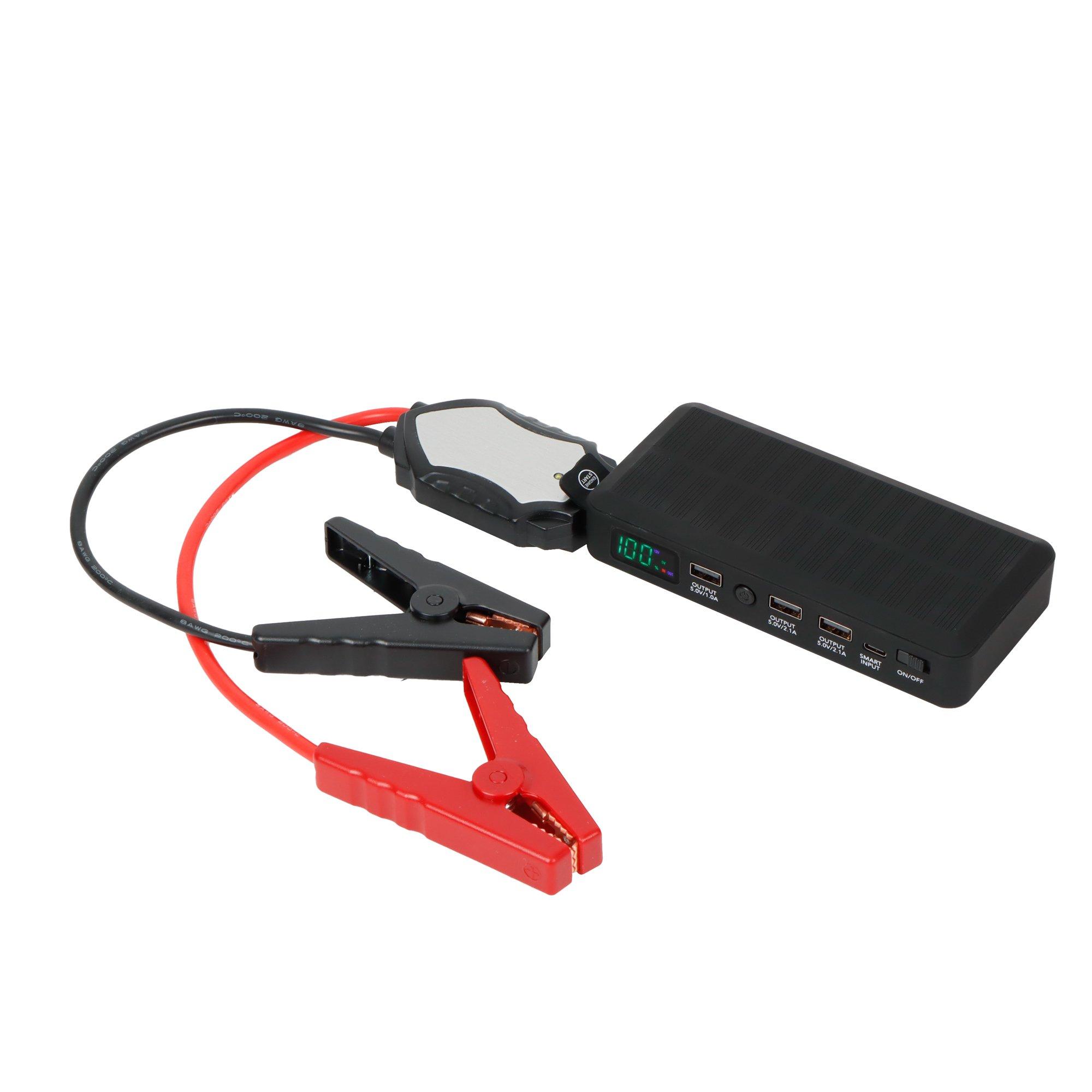 Black - Streetwize - 600A Emergency Jump Starter & Portable Power Bank - 5