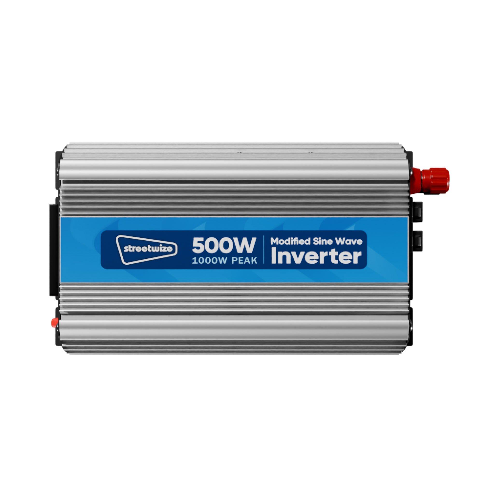 Streetwize  500W (1000W Peak) Modified Sine Wave Inverter - Silver