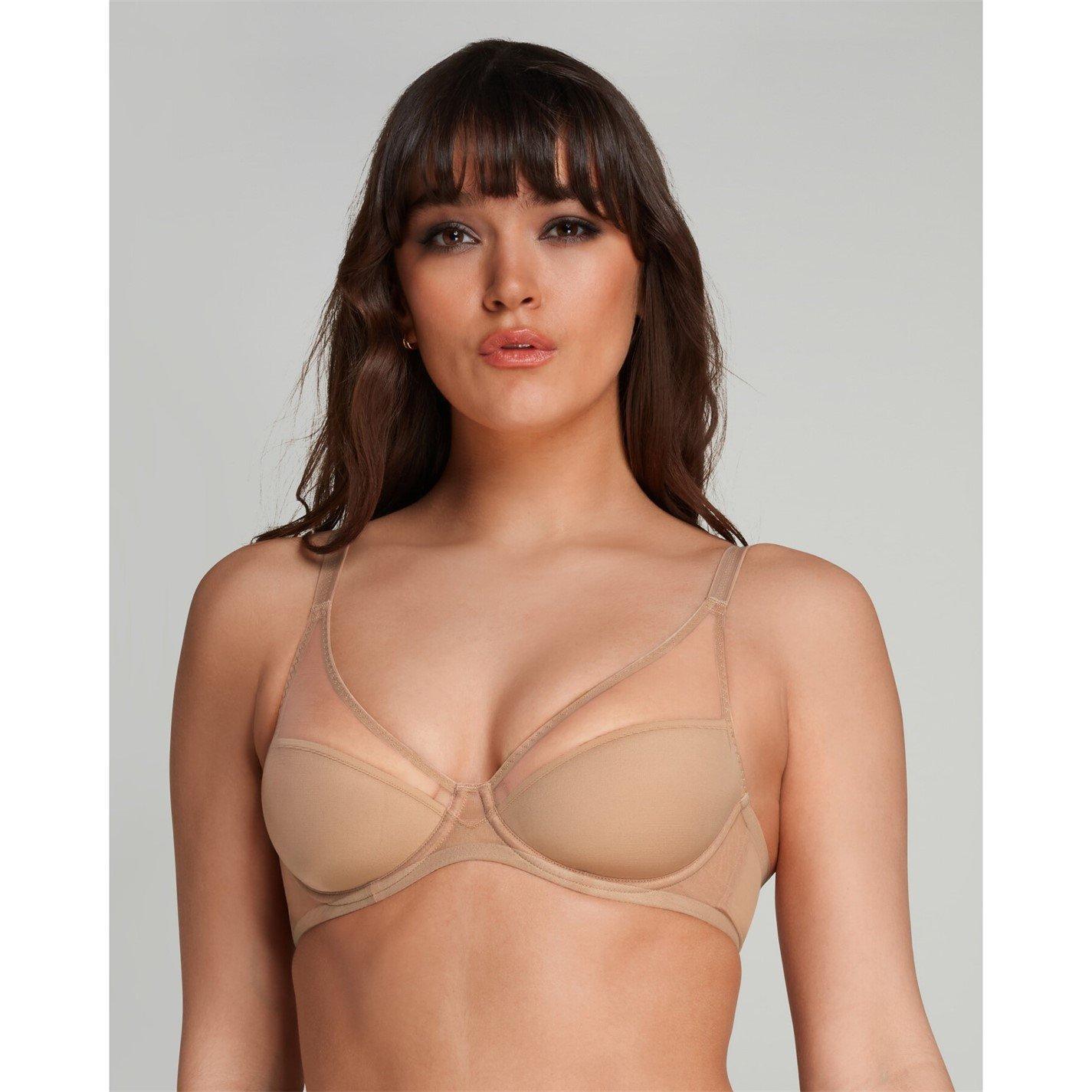 Agent Provocateur Women's Lucky Padded Plunge Underwired Bra - Noisette - 38D
