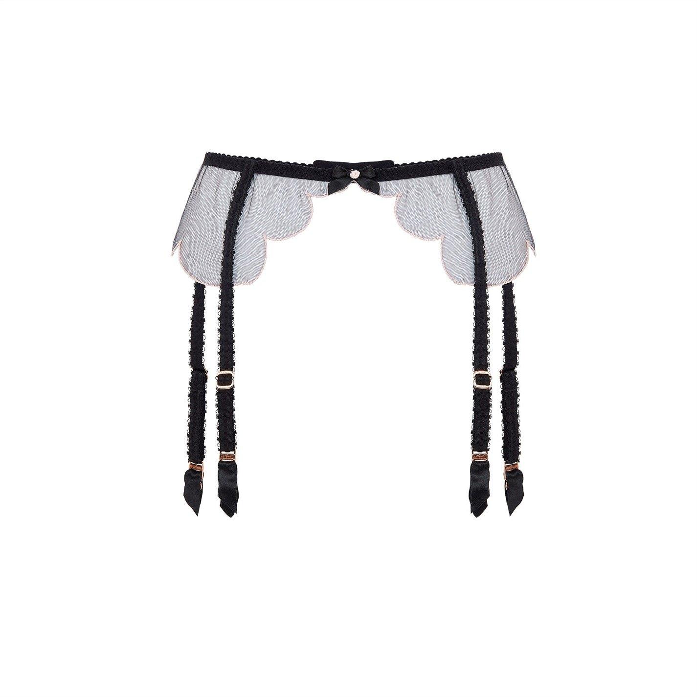 Black/Pink - Agent Provocateur - LORNA Suspender - 3