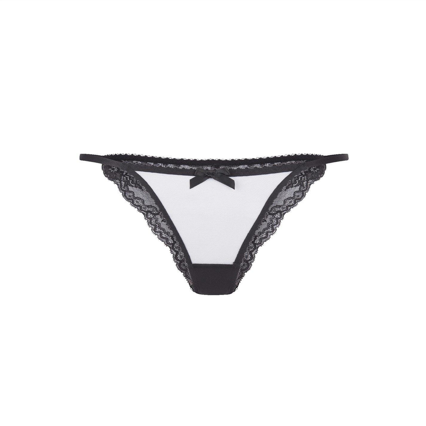 Black/Red - Agent Provocateur - ETTIE LACE Full Brief - 4