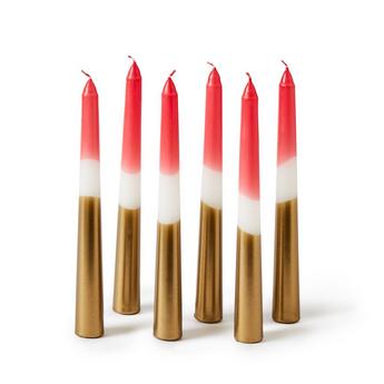 Biba Dipped Candlesticks Set of 6