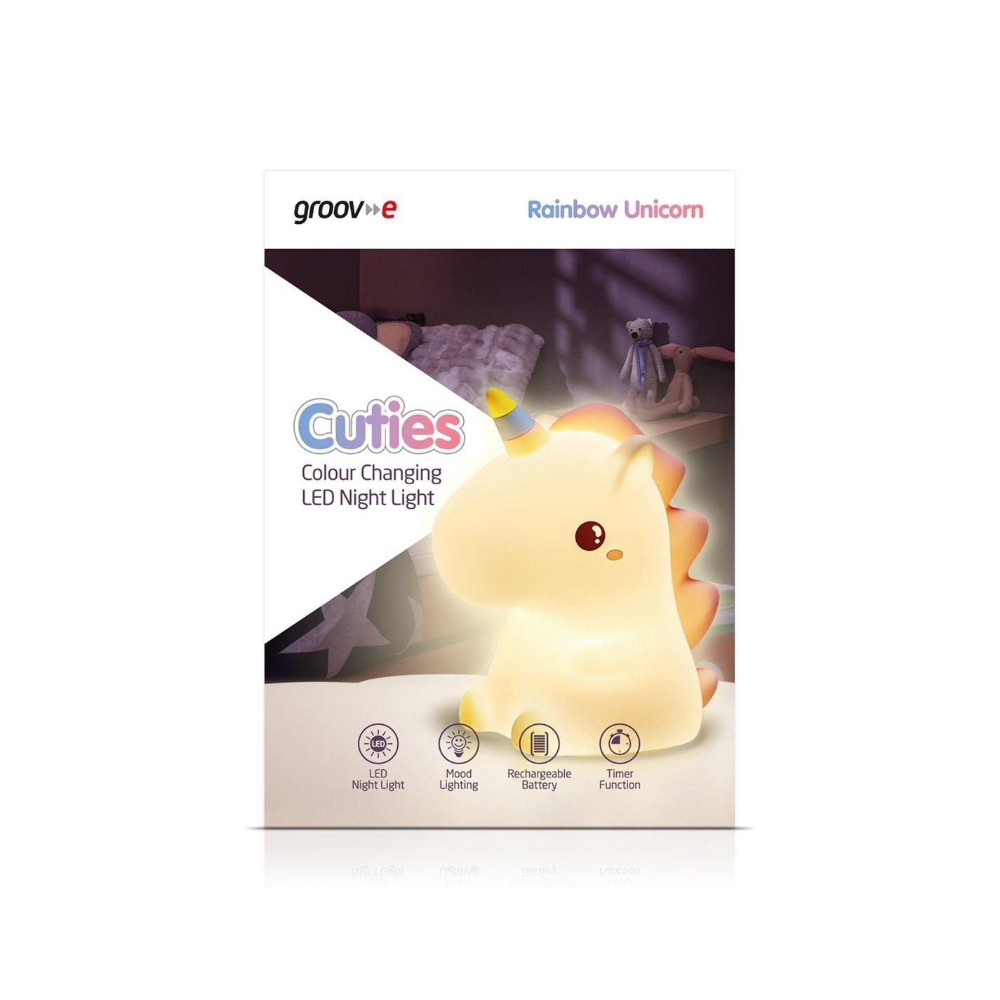 Multi - Groov-e - Colour Changing Kids LED Night Light - 3