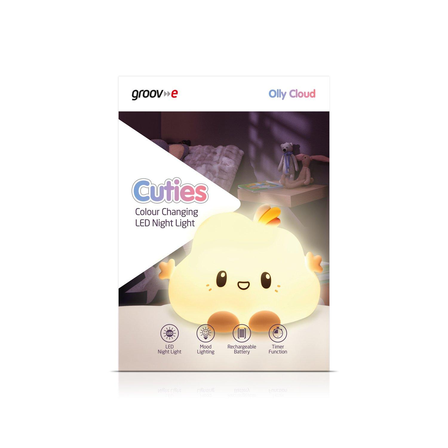 Multi - Groov-e - Colour Changing LED Night Light - 3