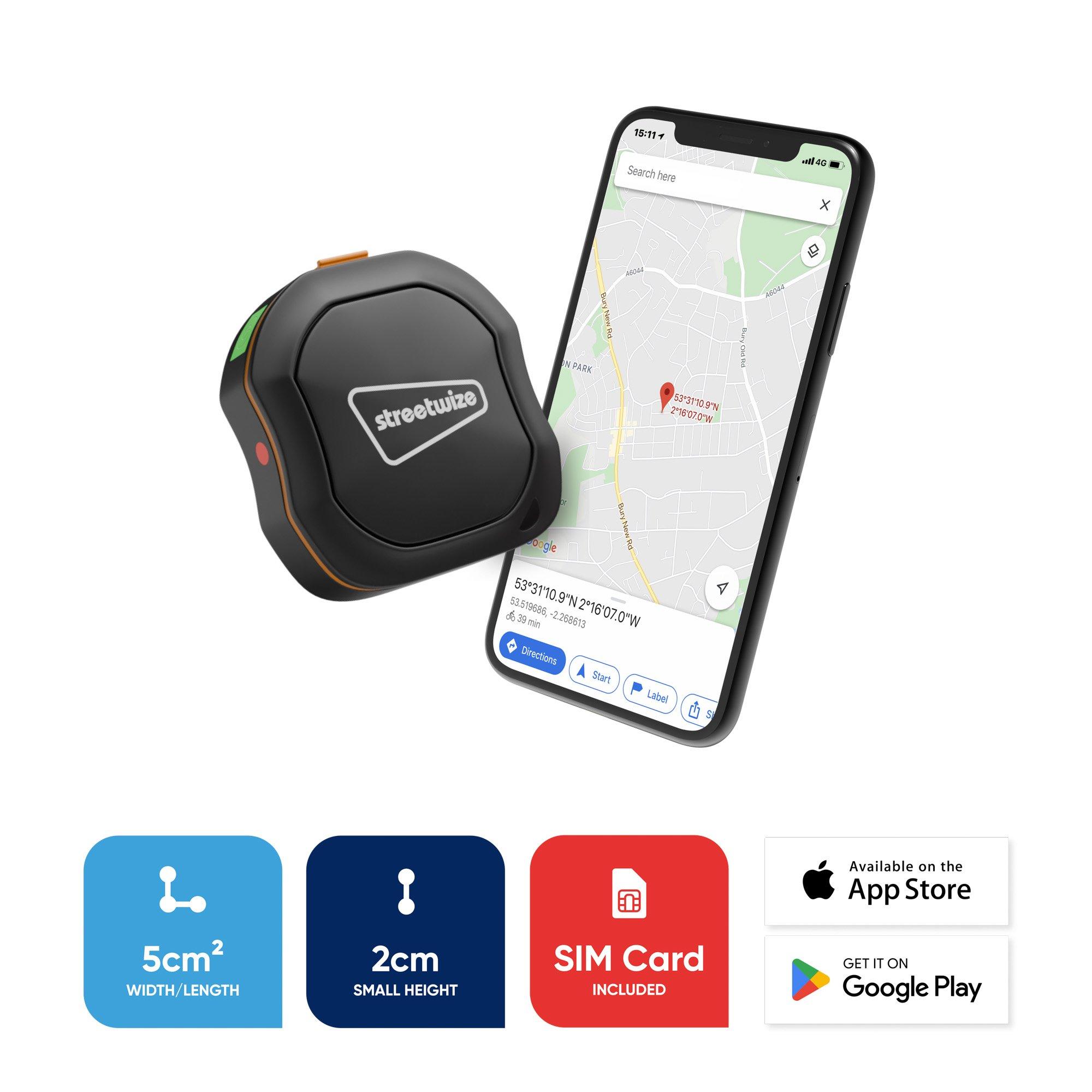Black - Streetwize - GPS Tracker - 2