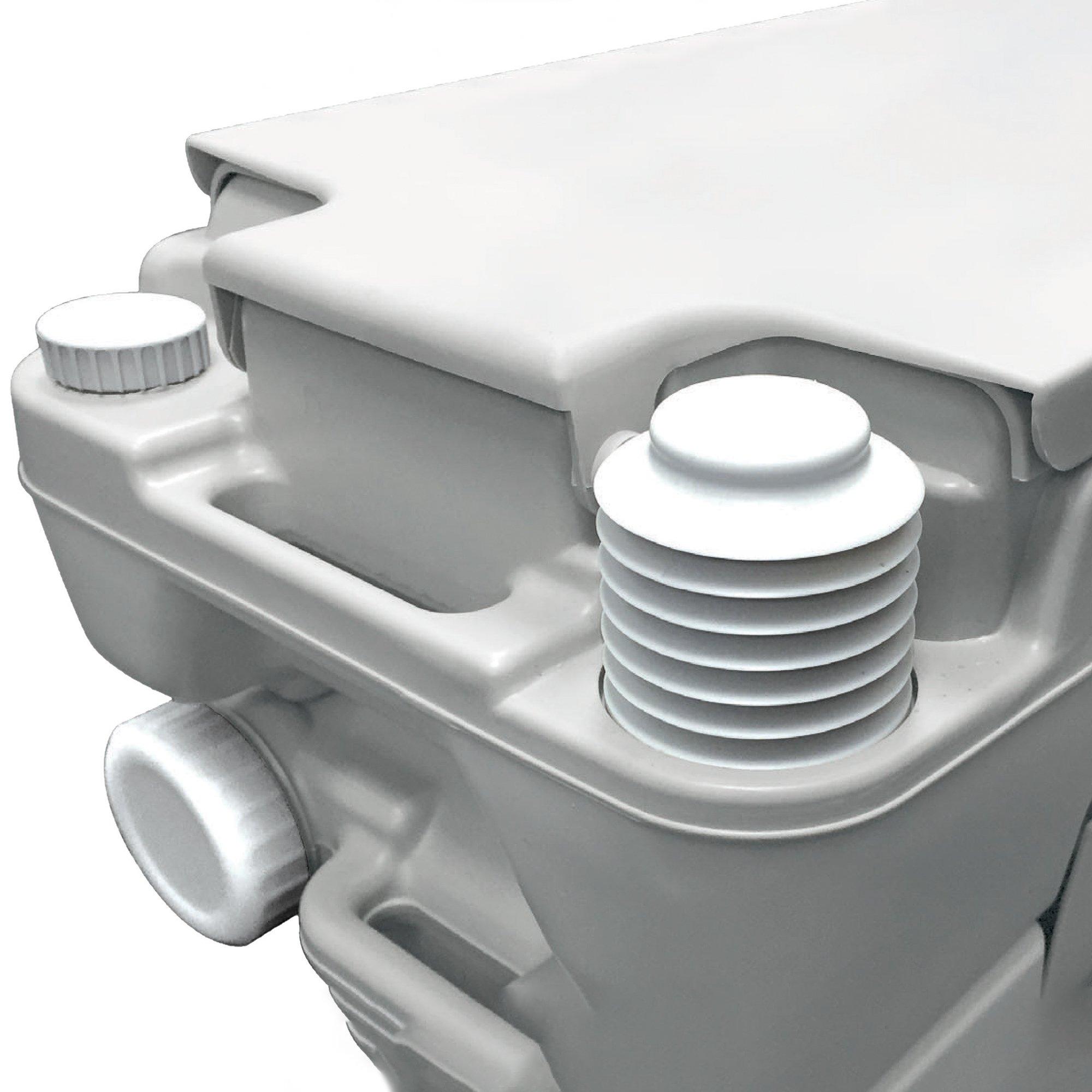 Grey - Streetwize - 10L Portable Flushing Toilet - 5