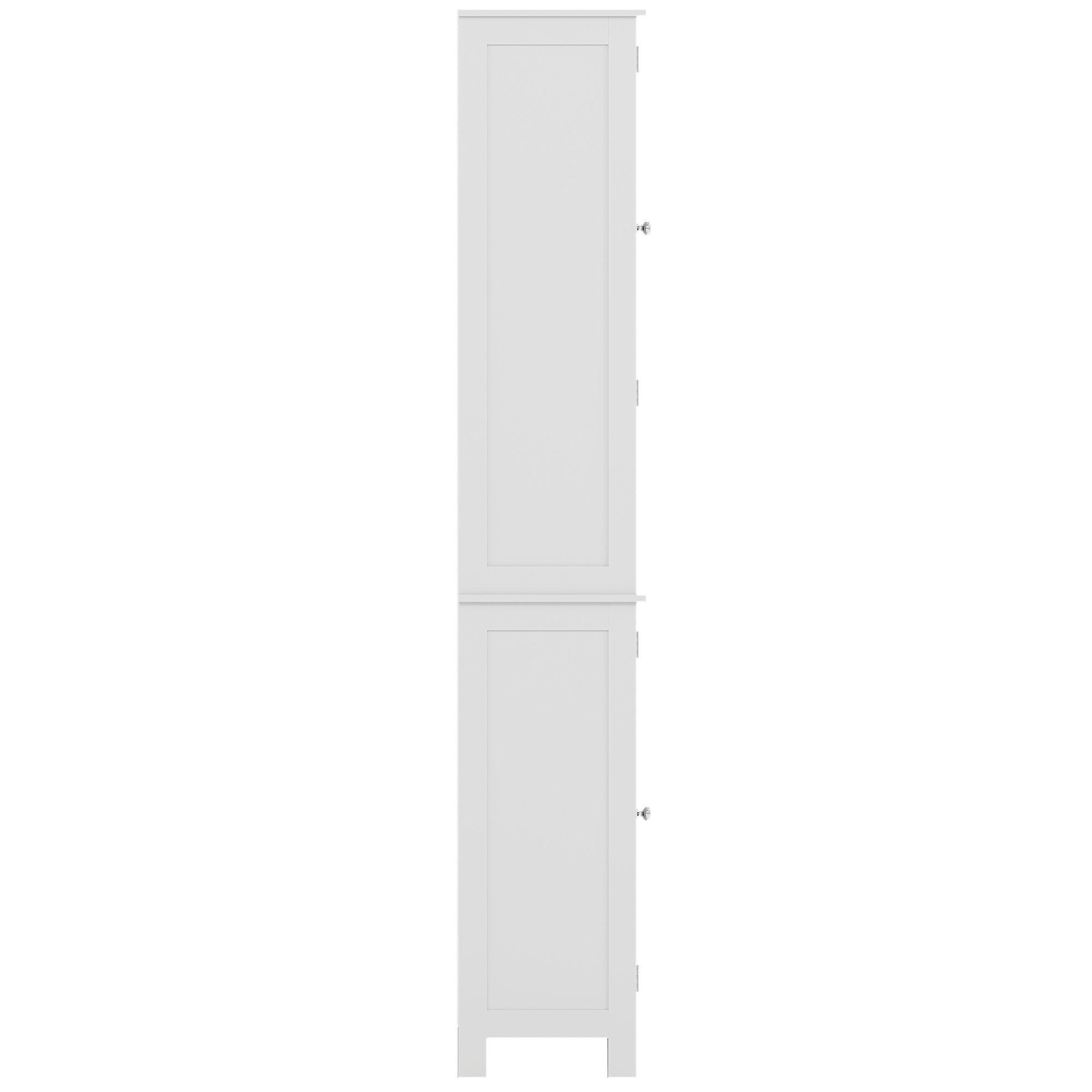 White - Lassic - Bath Vida Liano 2 Door Tall Cabinet - 8