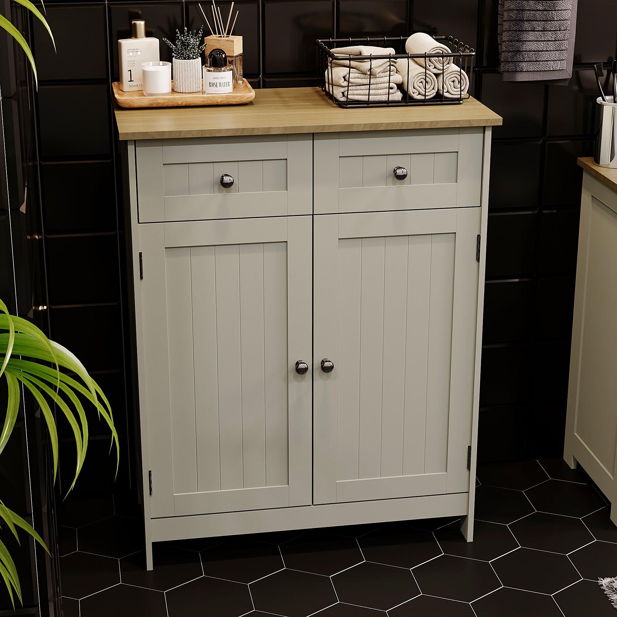 Lassic Priano 2 Drawer 2 Door Freestanding Cabinet