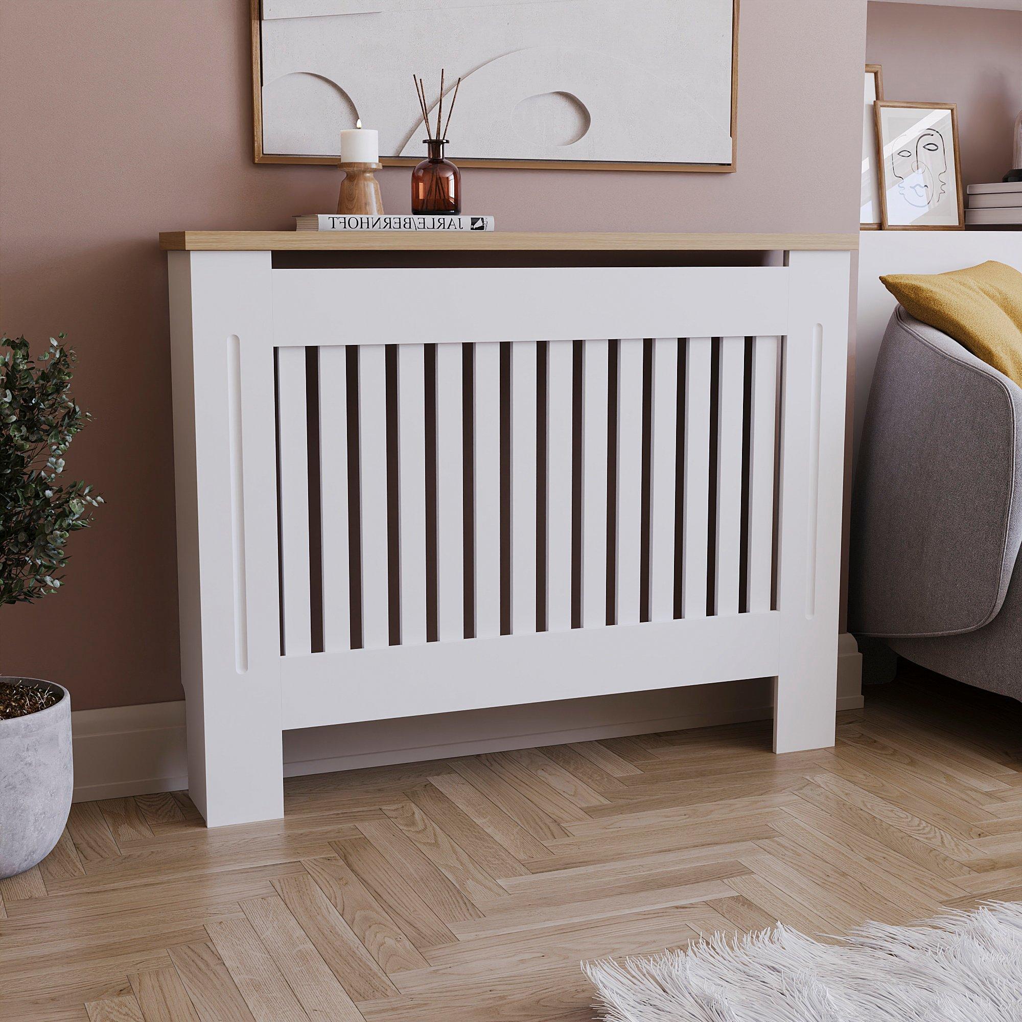 Lassic  Vida Designs Arlington Radiator Cover, Medium - White - Medium