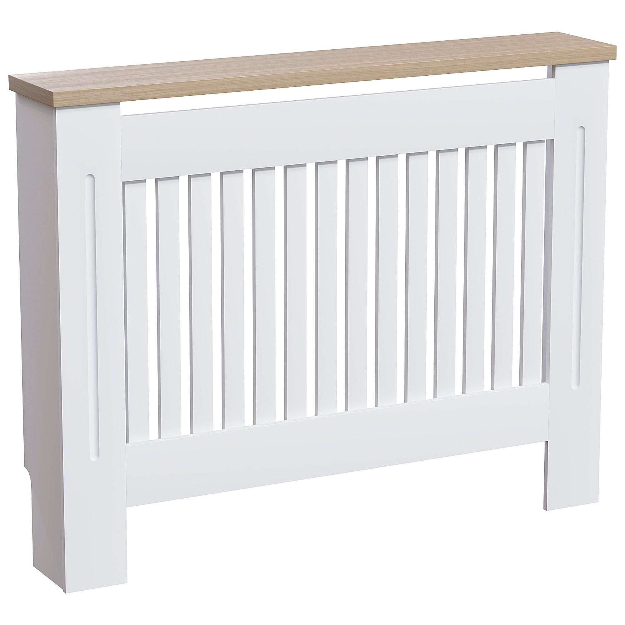 White - Lassic - Vida Designs Arlington Radiator Cover, Medium - 8