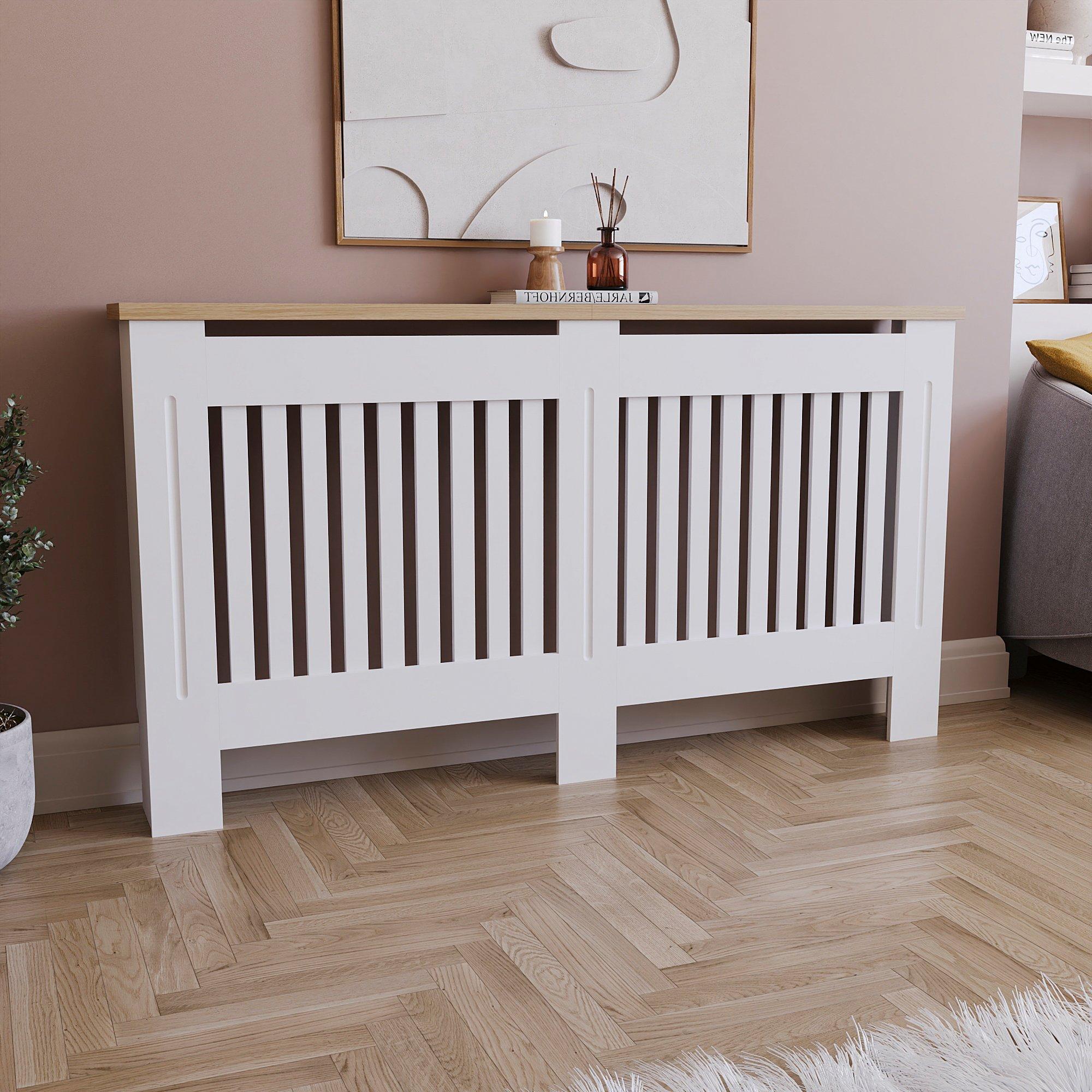 Lassic  Vida Designs Arlington Radiator Cover, Large - White - Large