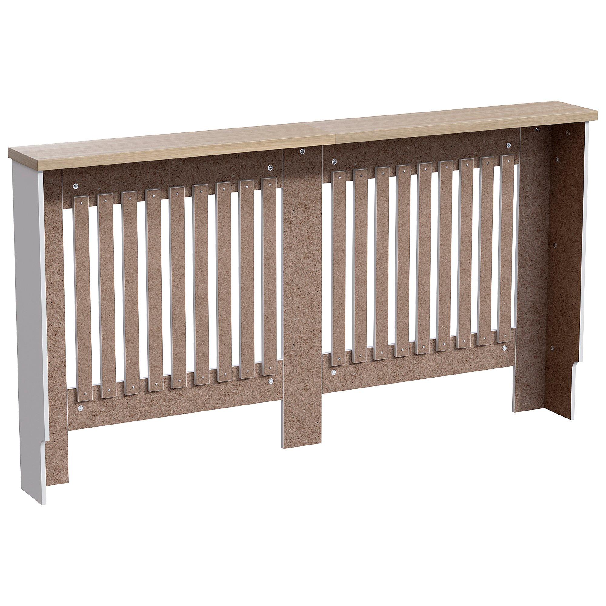 White - Lassic - Vida Designs Arlington Radiator Cover, Large - 7