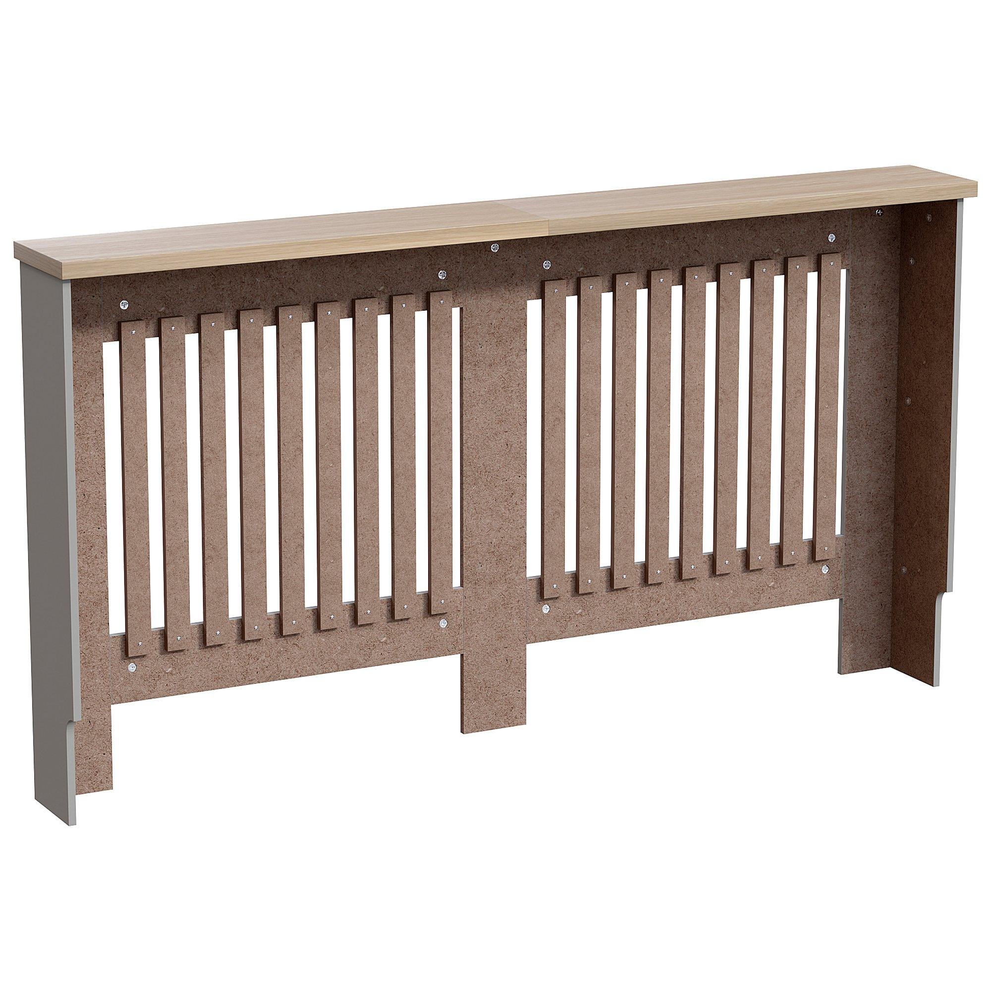 Grey - Lassic - Vida Designs Arlington Radiator Cover, Large - 7