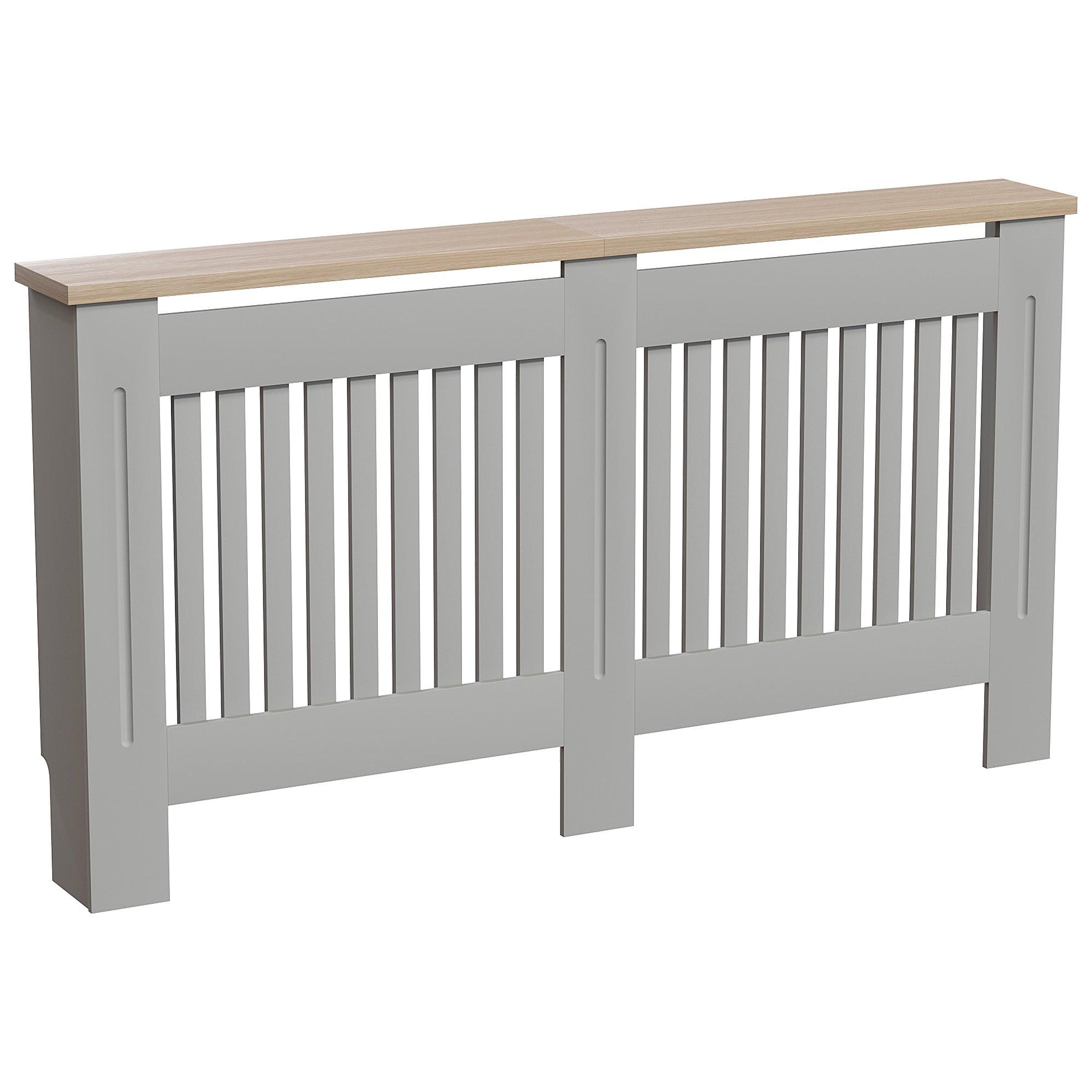 Grey - Lassic - Vida Designs Arlington Radiator Cover, Large - 8