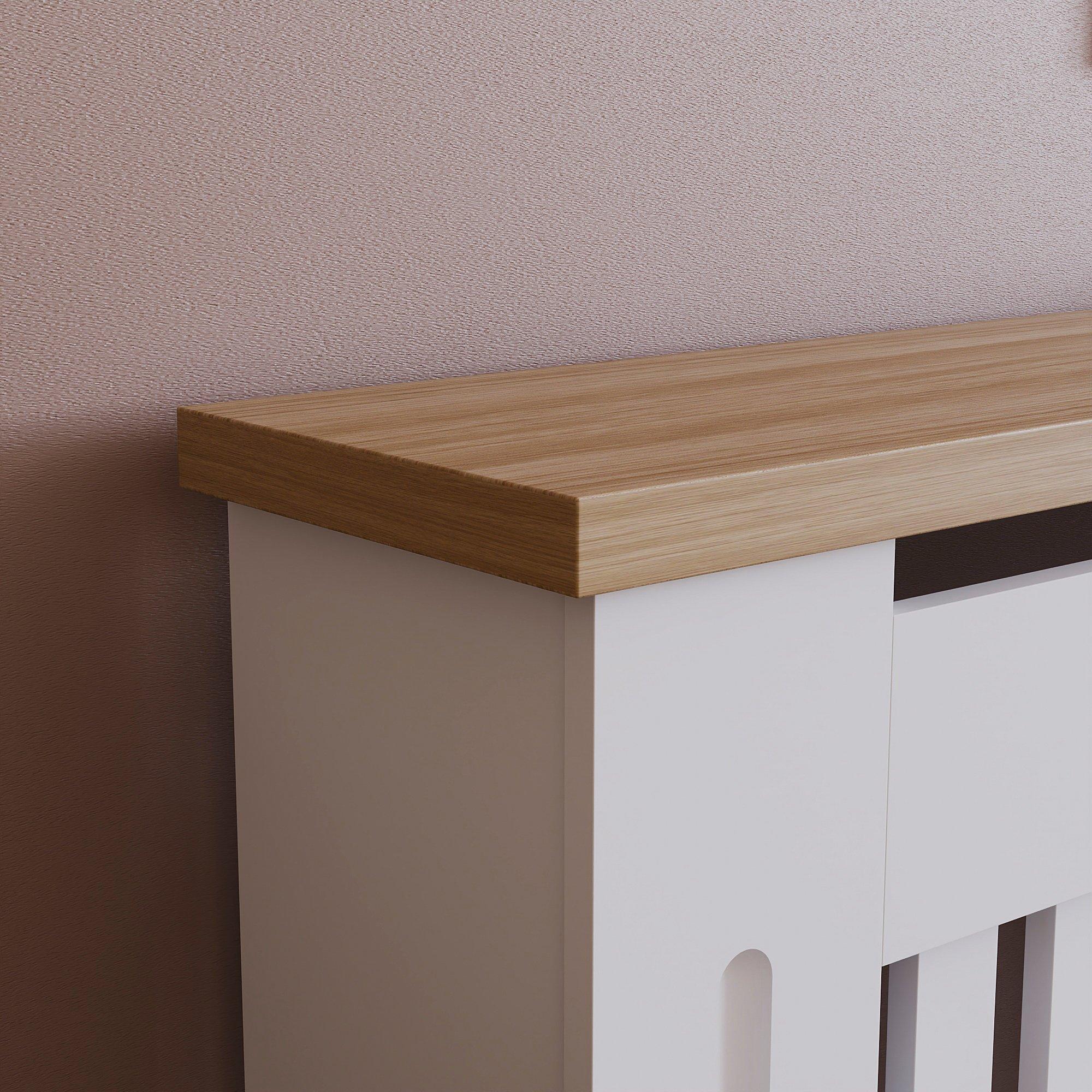 White - Lassic - Vida Designs Arlington Radiator Cover, Extra Large - 5