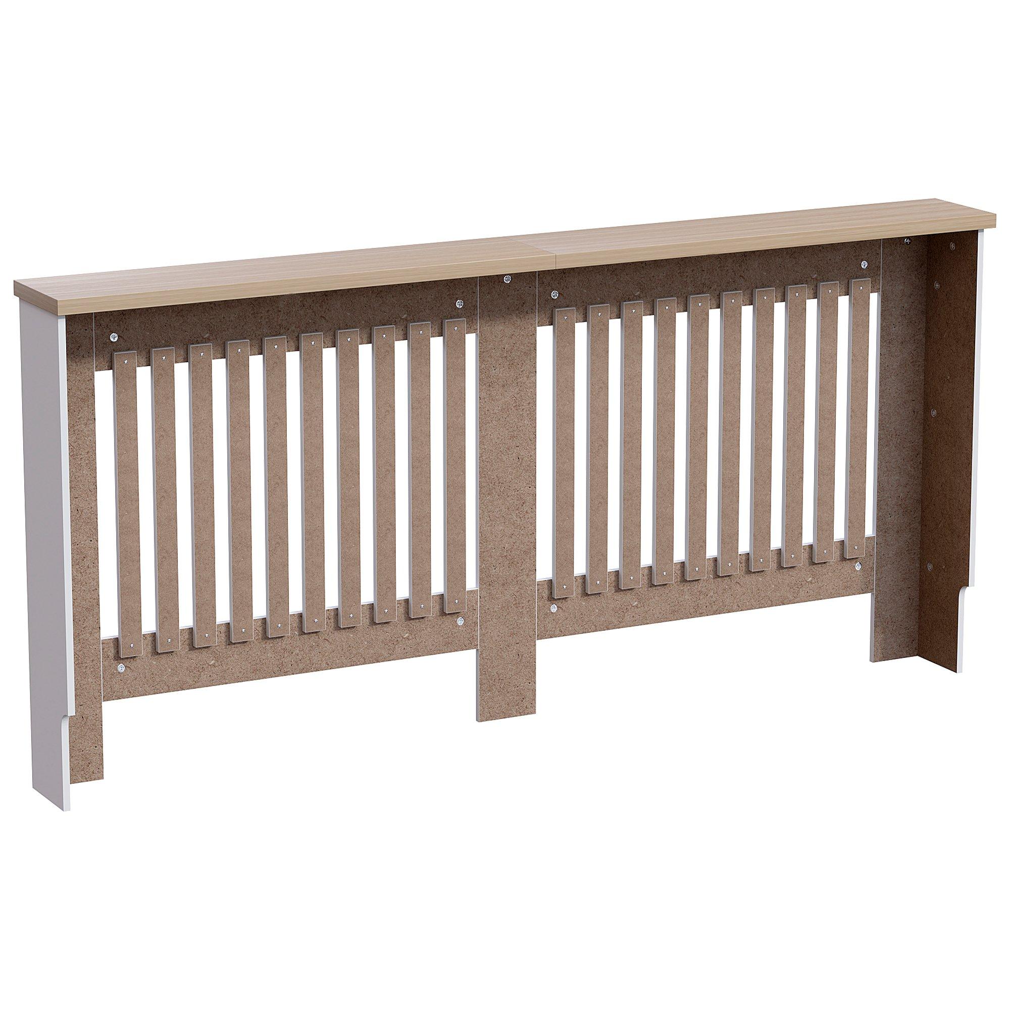 White - Lassic - Vida Designs Arlington Radiator Cover, Extra Large - 7