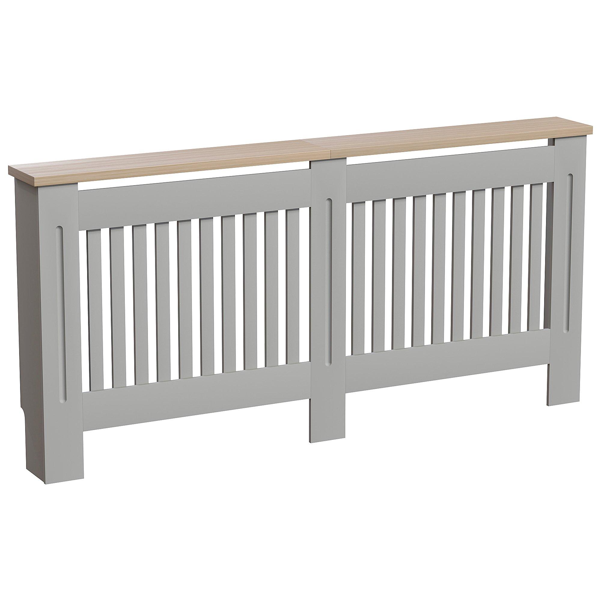 Grey - Lassic - Vida Designs Arlington Radiator Cover, Extra Large - 8