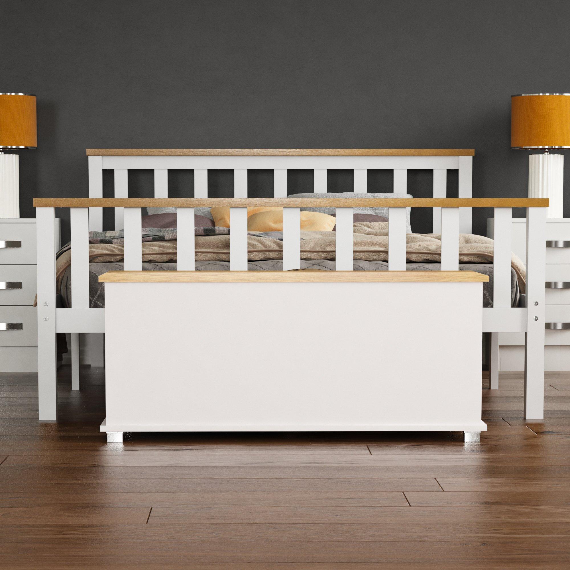 White - Lassic - Vida Designs Arlington Storage Ottoman - 3