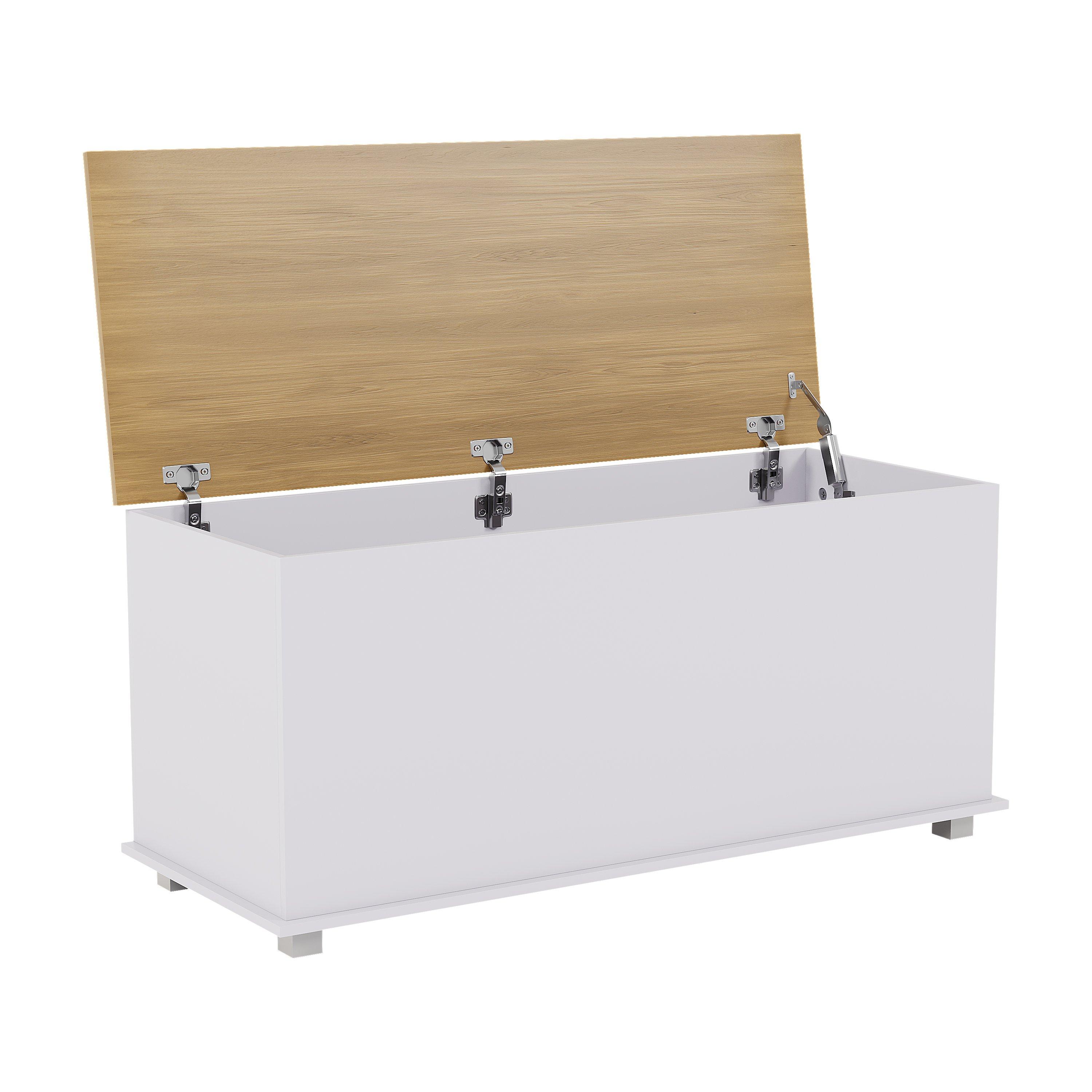 White - Lassic - Vida Designs Arlington Storage Ottoman - 8