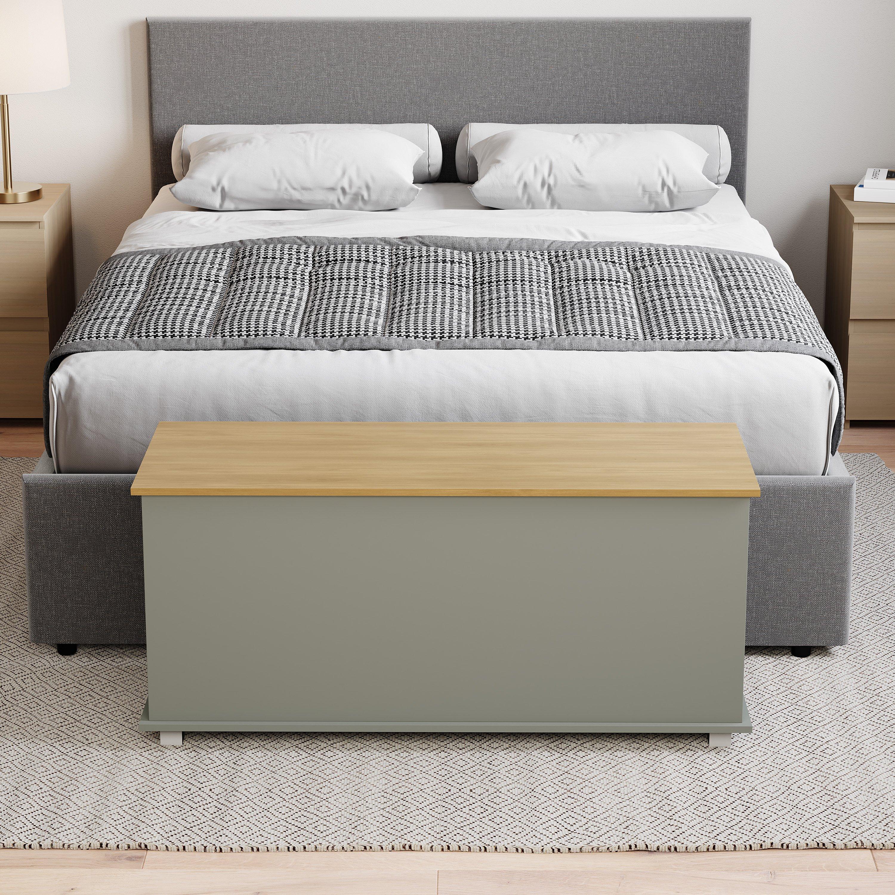 Grey - Lassic - Vida Designs Arlington Storage Ottoman - 3
