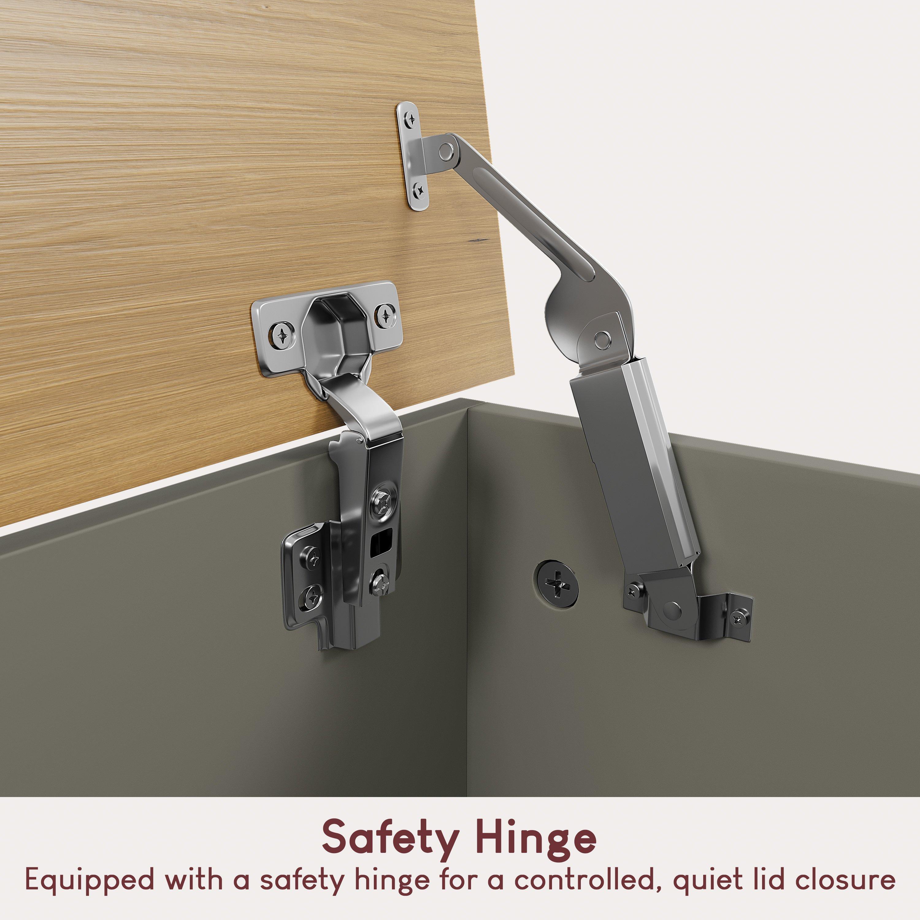 Grey - Lassic - Vida Designs Arlington Storage Ottoman - 6