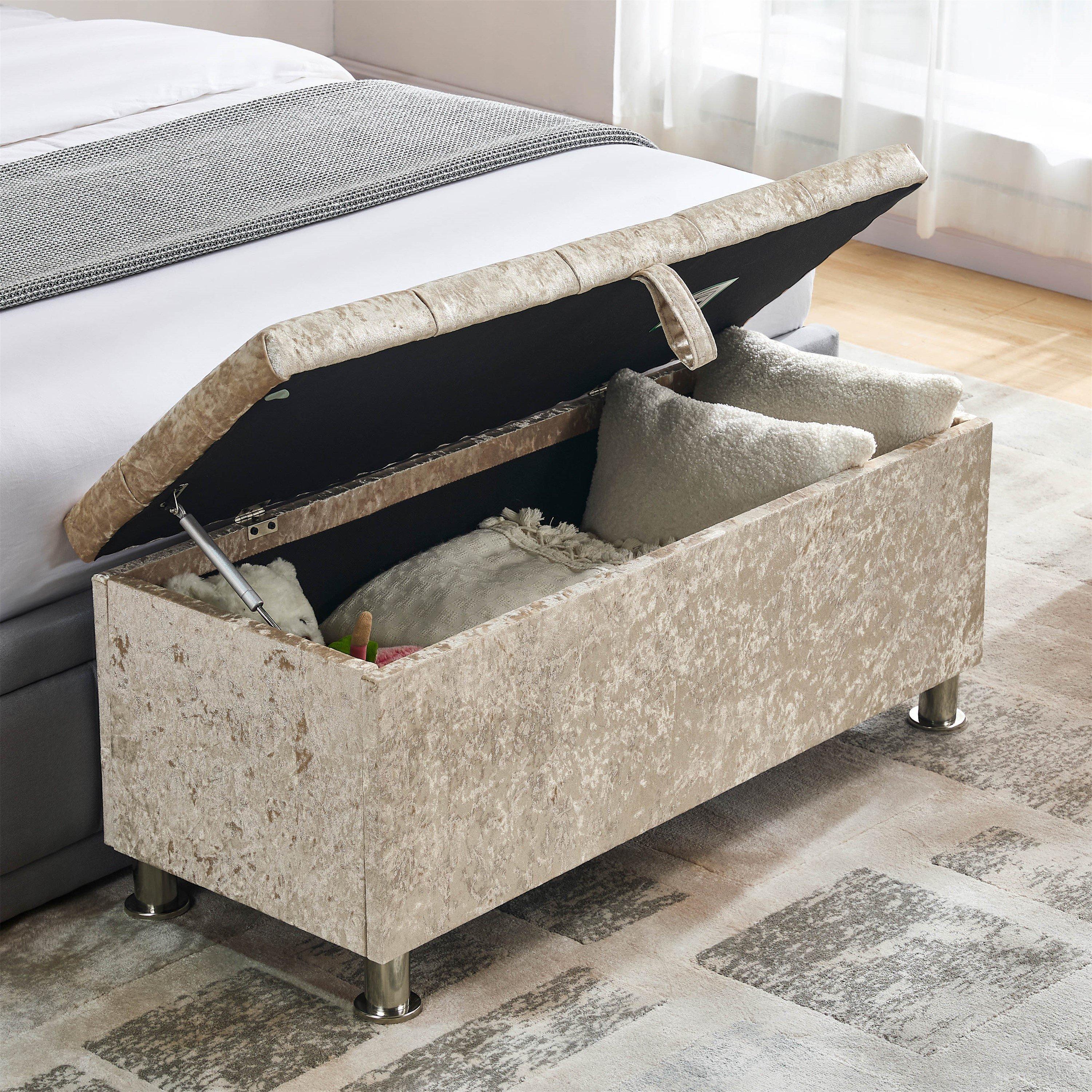 Champagne Crush - Lassic - Vida Designs Valencia Storage Ottoman UKFR - 3