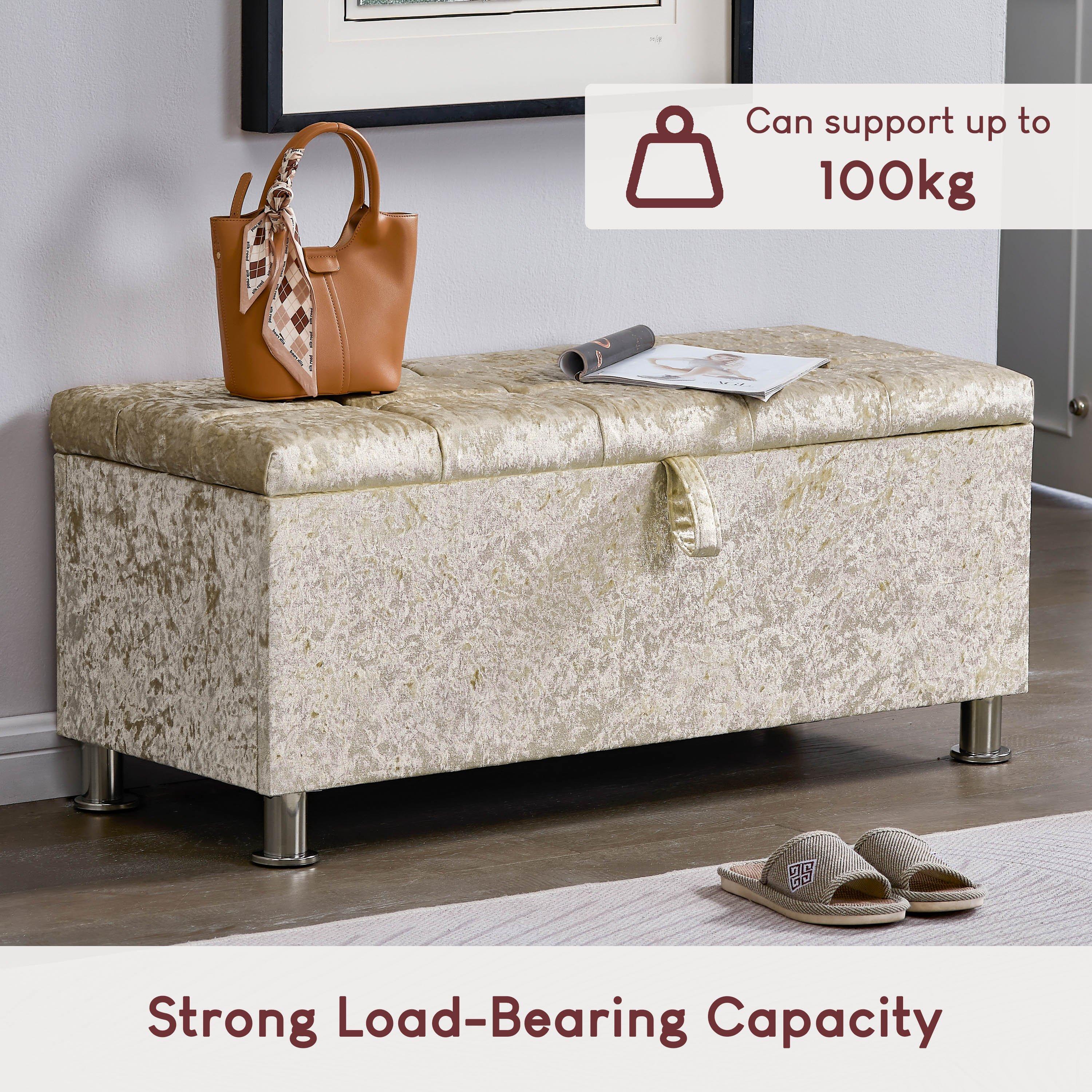 Champagne Crush - Lassic - Vida Designs Valencia Storage Ottoman UKFR - 6