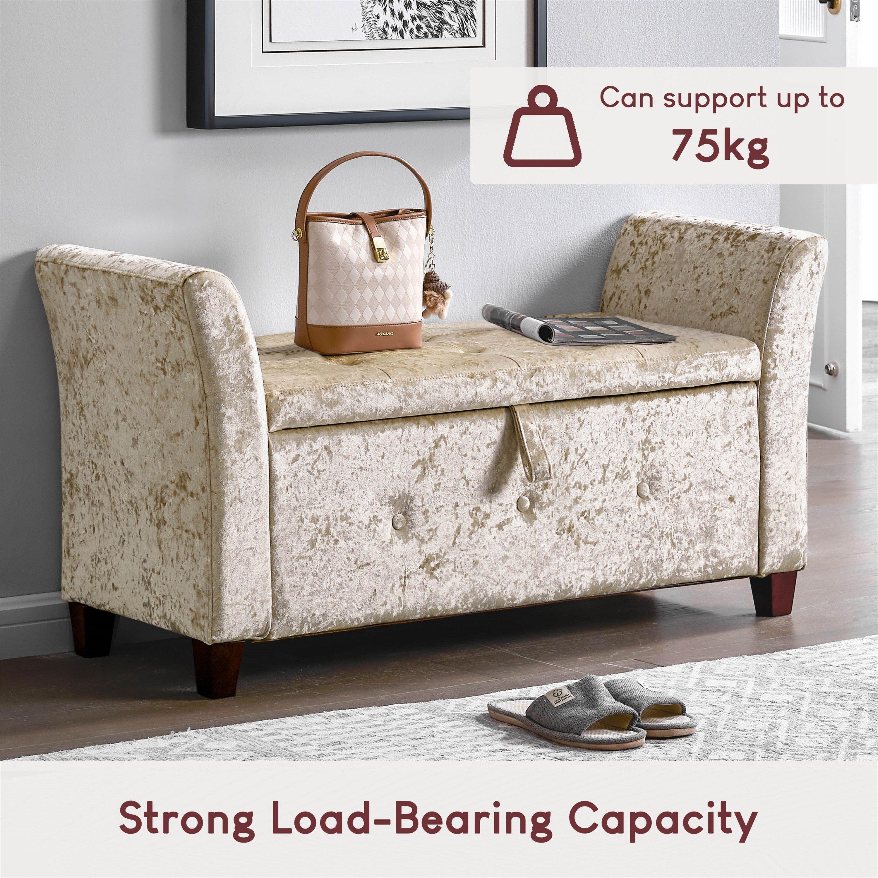 Champagne Crush - Lassic - Vida Designs Seville Storage Ottoman UKFR - 4