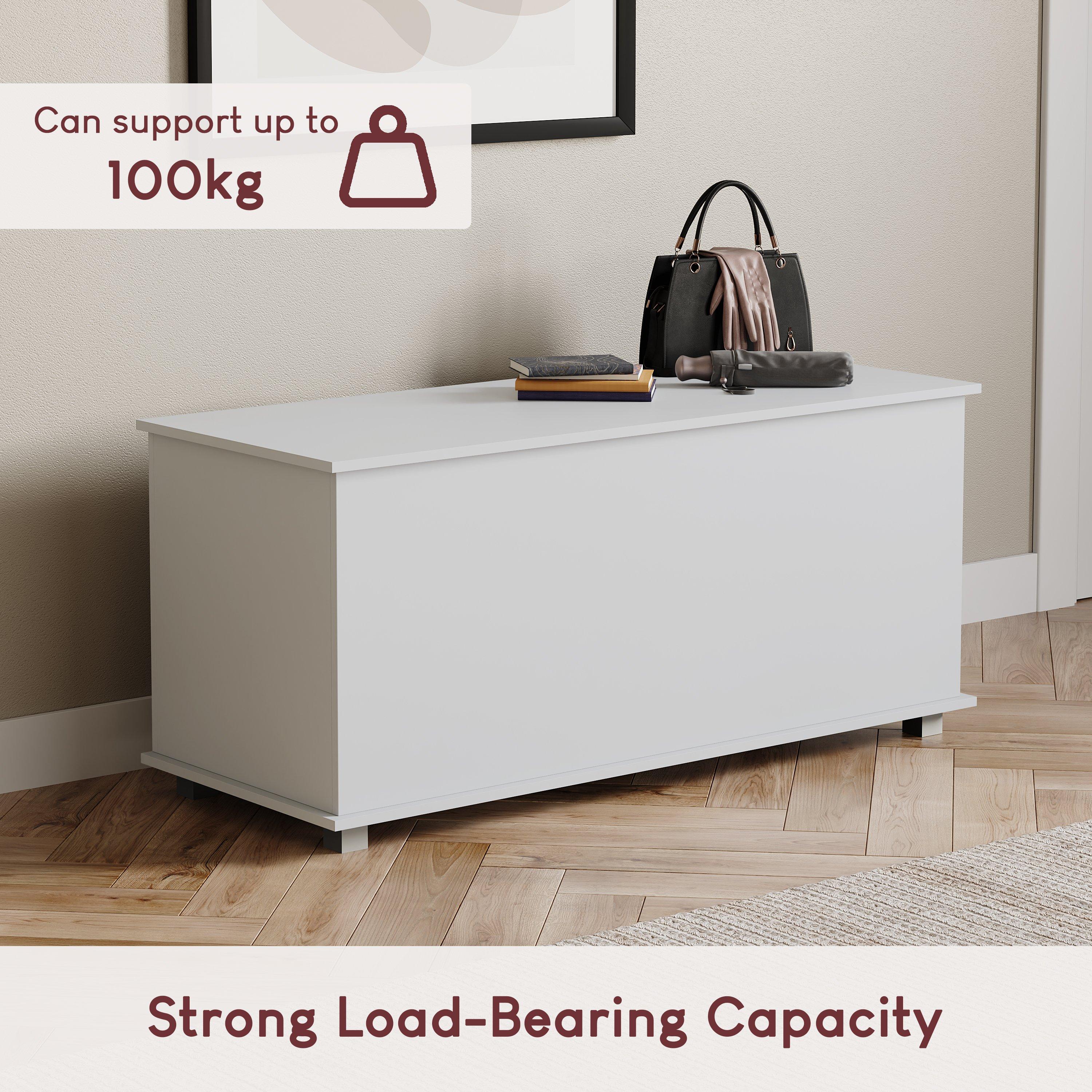 White - Lassic - Vida Designs Leon Storage Ottoman - 7