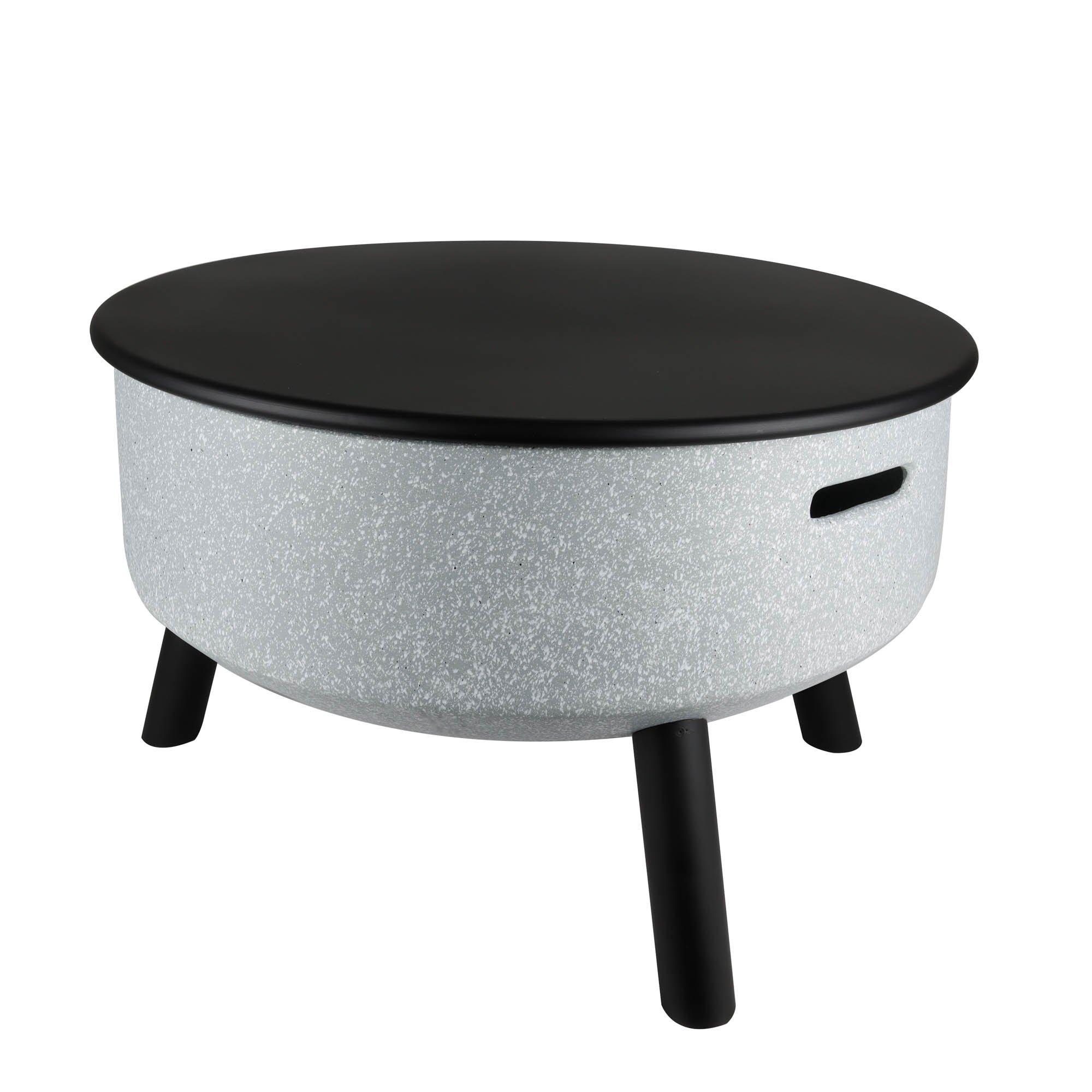 Cream - Streetwize - MGO Firepit, Table & BBQ - 2