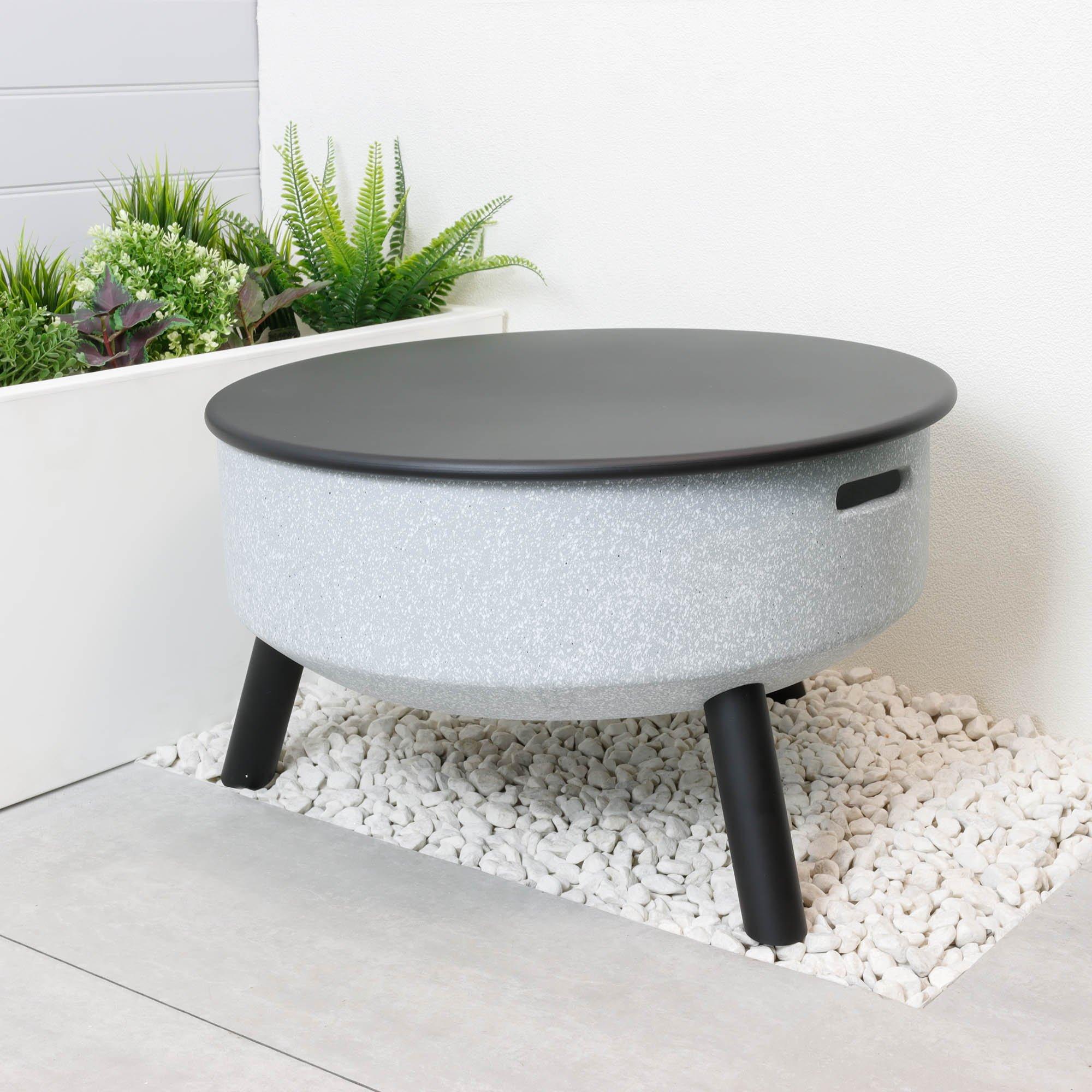 Cream - Streetwize - MGO Firepit, Table & BBQ - 4