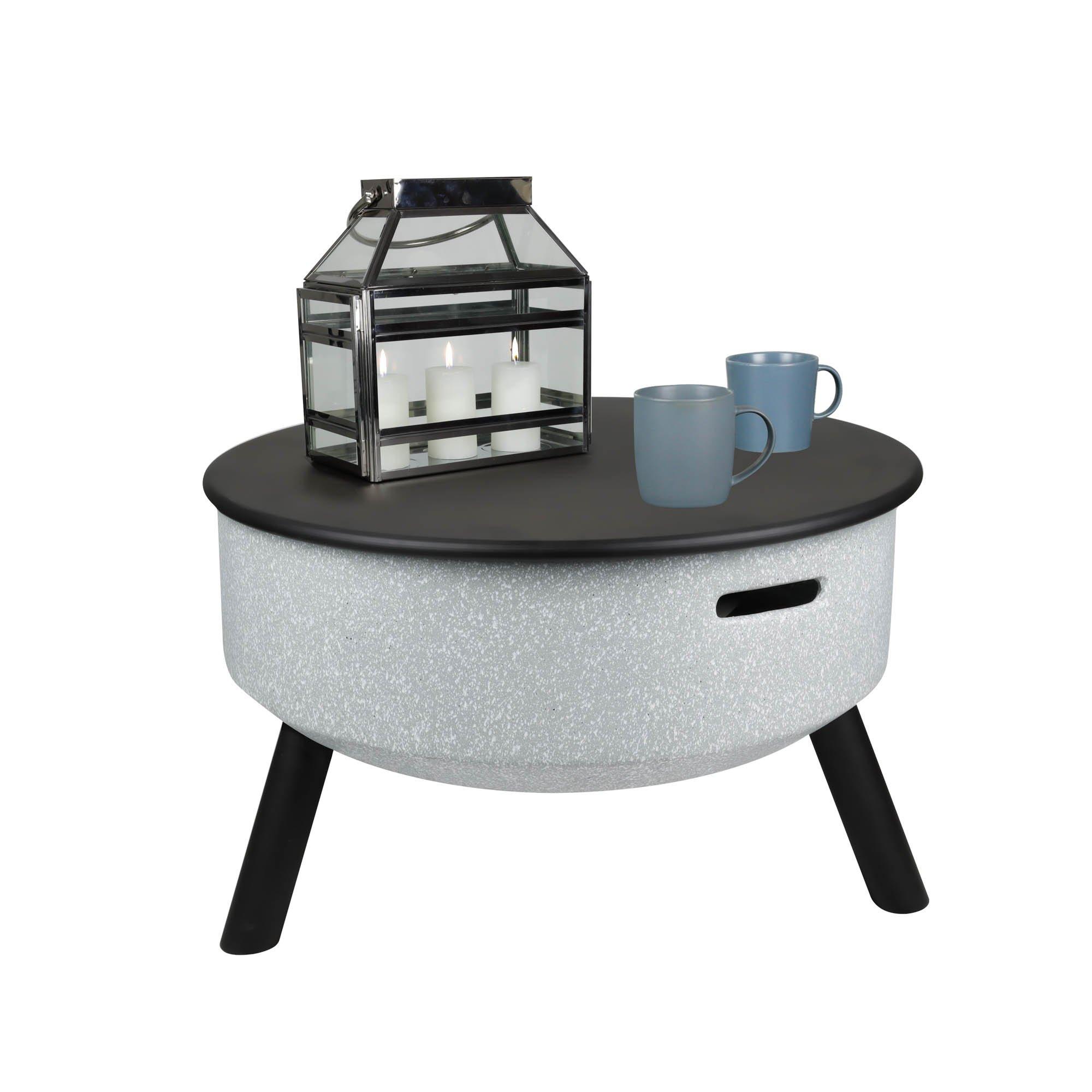 Cream - Streetwize - MGO Firepit, Table & BBQ - 8