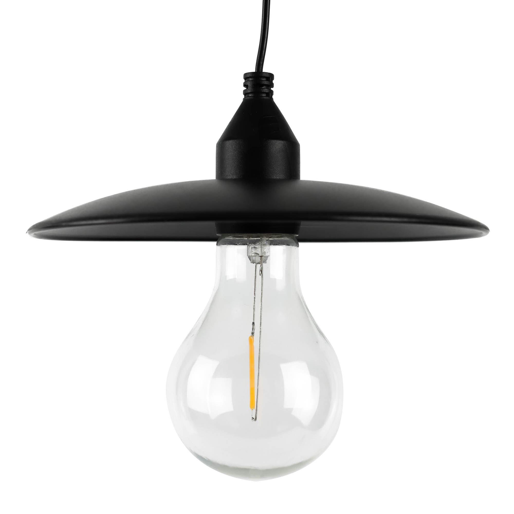 Black - Streetwize - Timeless Hanging Solar Lamp - 2