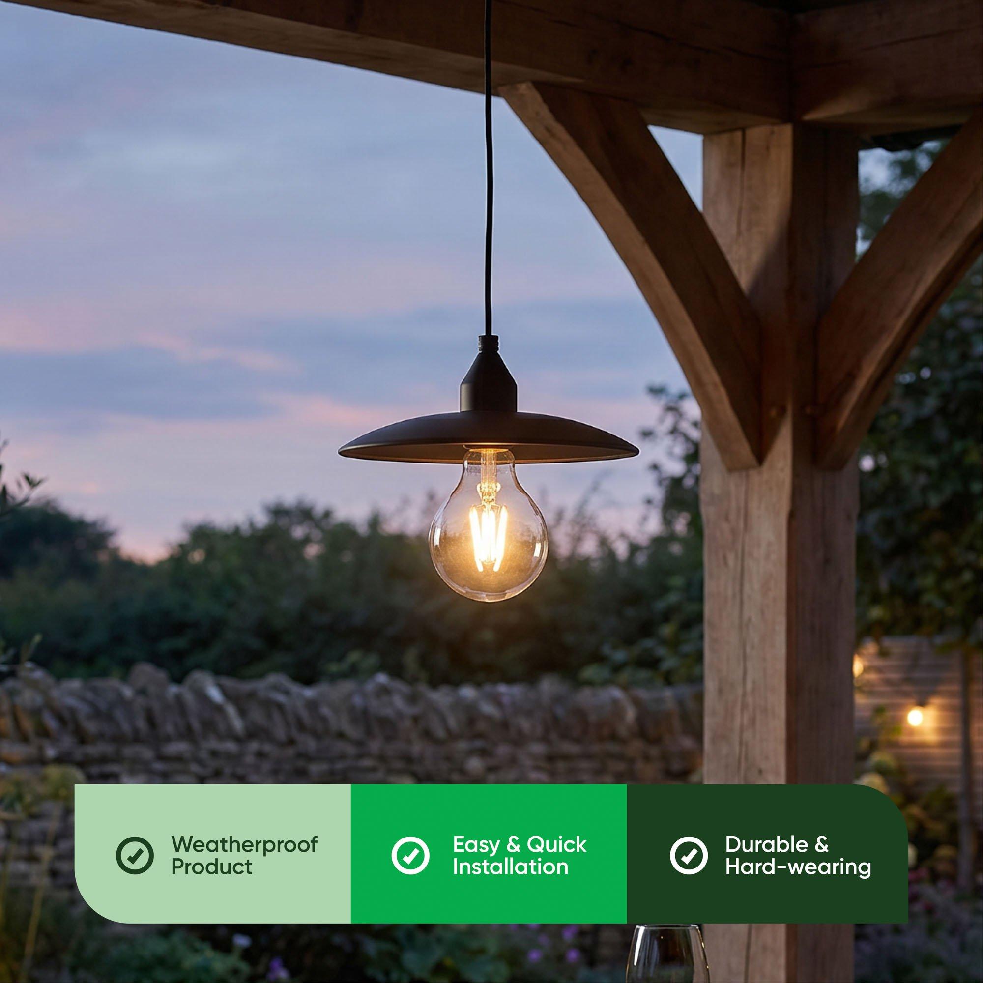 Black - Streetwize - Timeless Hanging Solar Lamp - 7