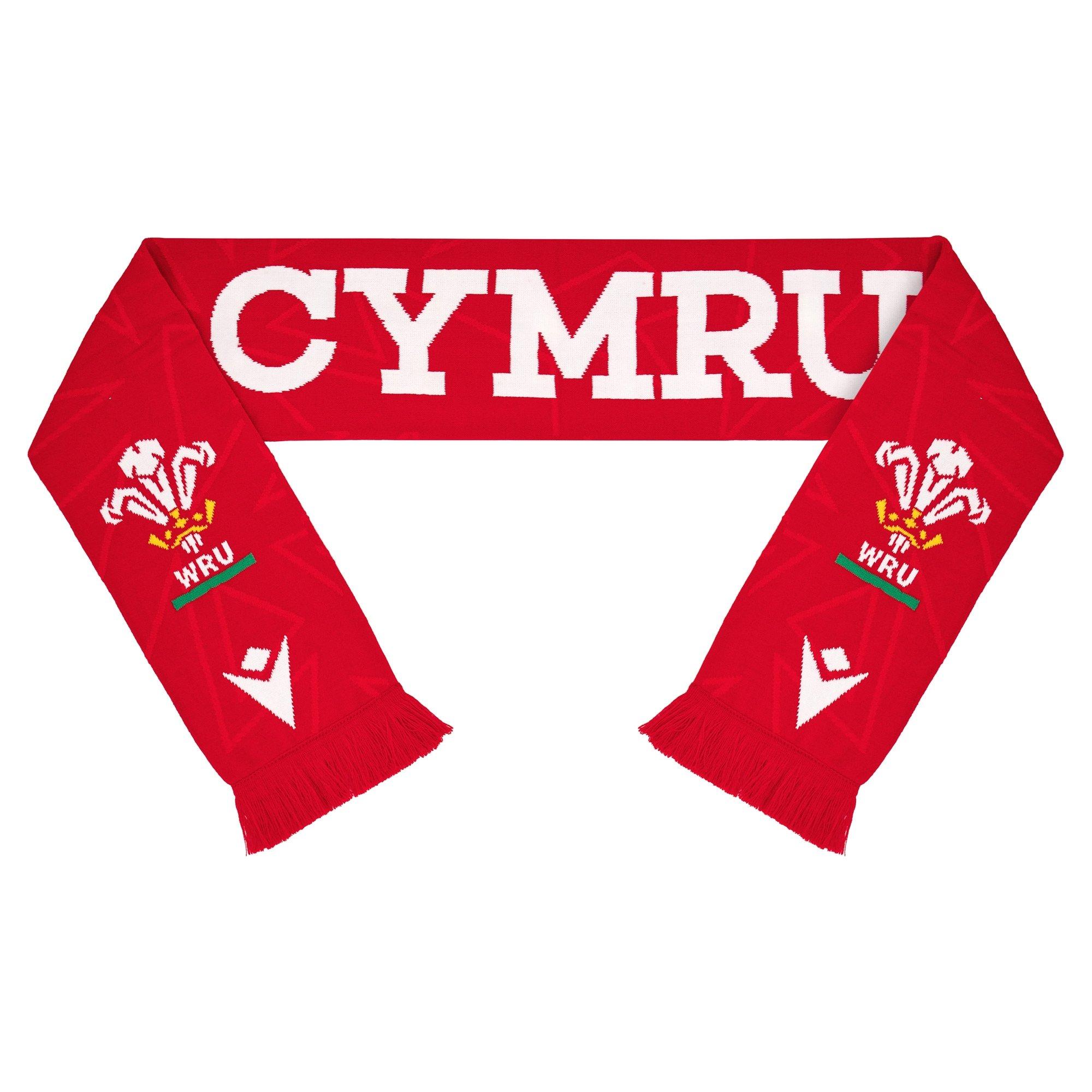 Red/White - Macron - Midweight Scarf - 1