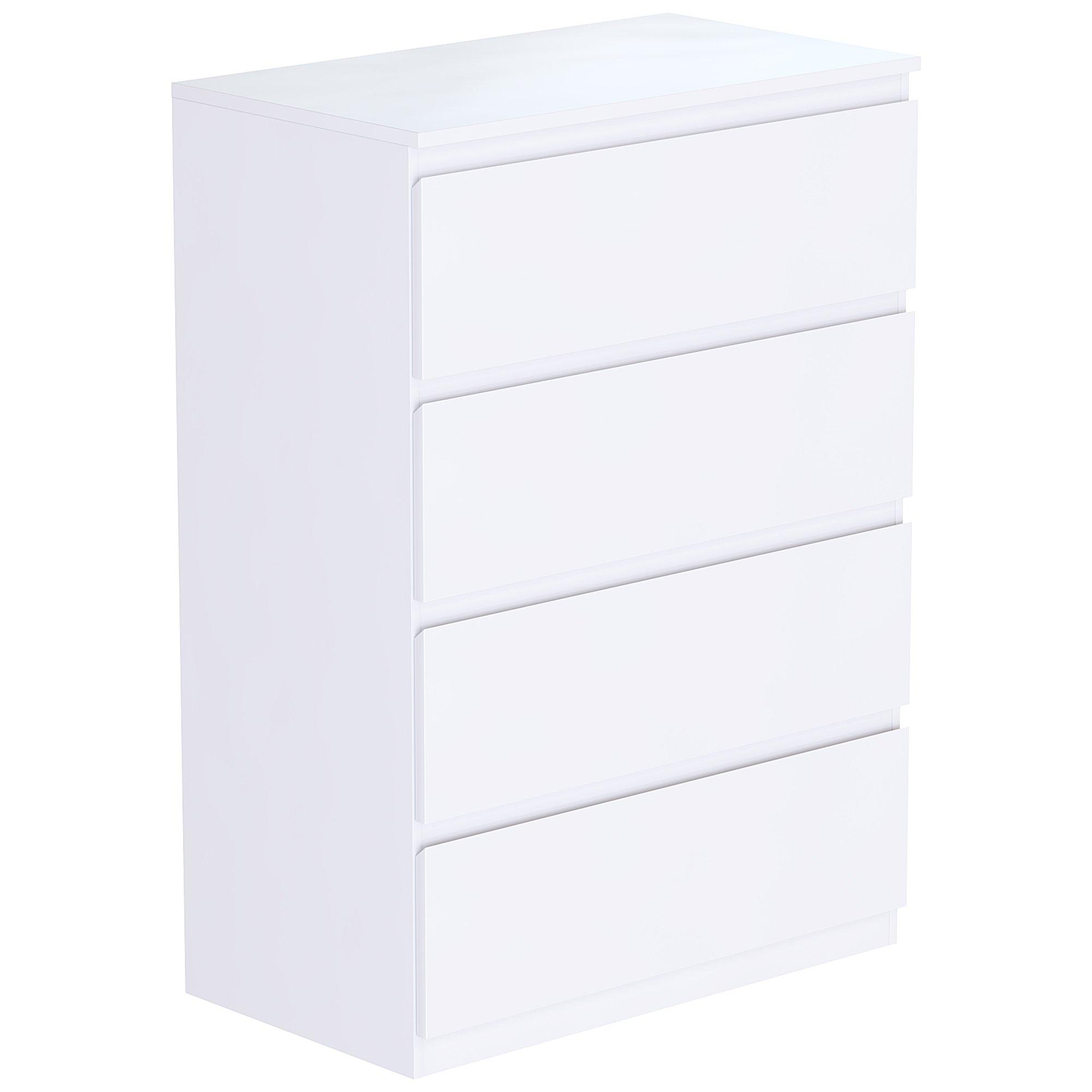 White - Lassic - Vida Designs Denver 4 Drawer Chest - 8